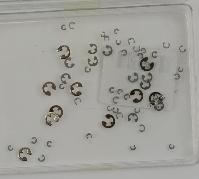 Chronograph watch pusher button Circlips C-clips 60x assorted cir clip ring