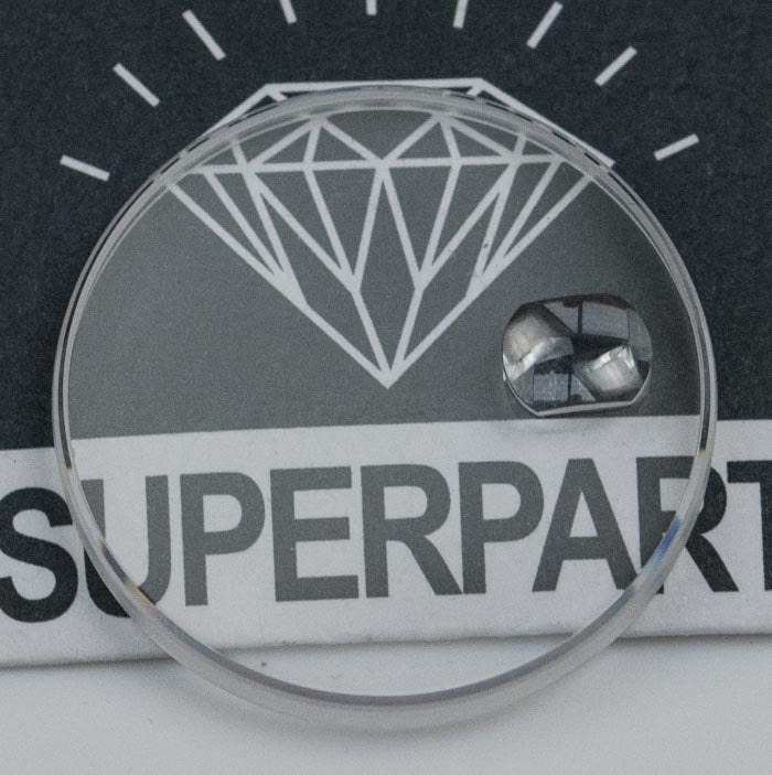 Sapphire Watch Glass Crystal Datejust mens ROLEX cyclops 25.295C 30.4mm part