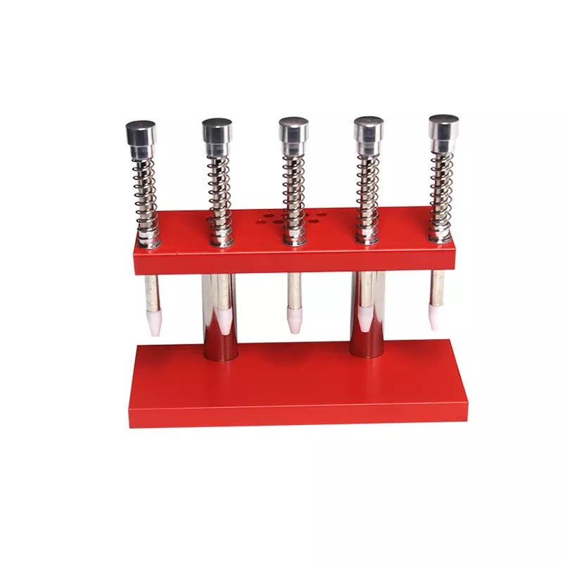 5 Size Heads Desktop Watch Hand Presser Setting Fitting Set Watchmakers Pressing