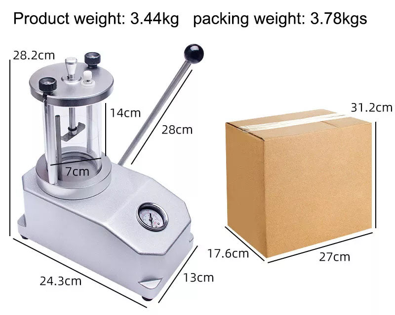 Aluminum Alloy Sturdy Durable Watch Water Waterproof Resistant Proof Tester Tool