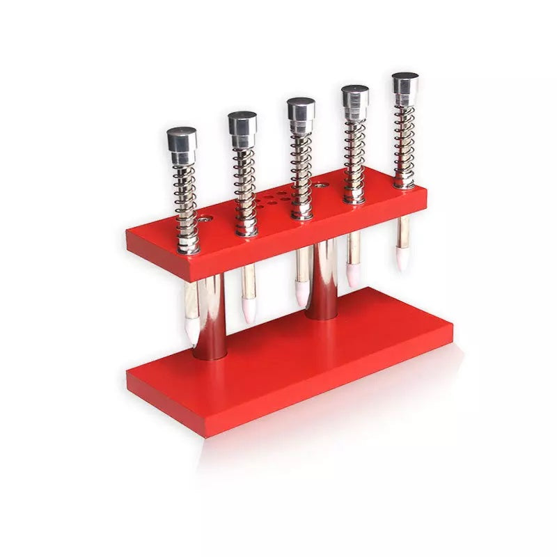 5 Size Heads Desktop Watch Hand Presser Setting Fitting Set Watchmakers Pressing