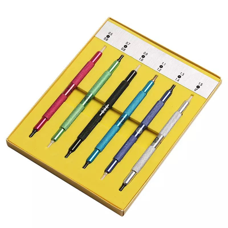 Quality Watch Hands Fitting Tool 12 Size Setting Press Presser Setter hand