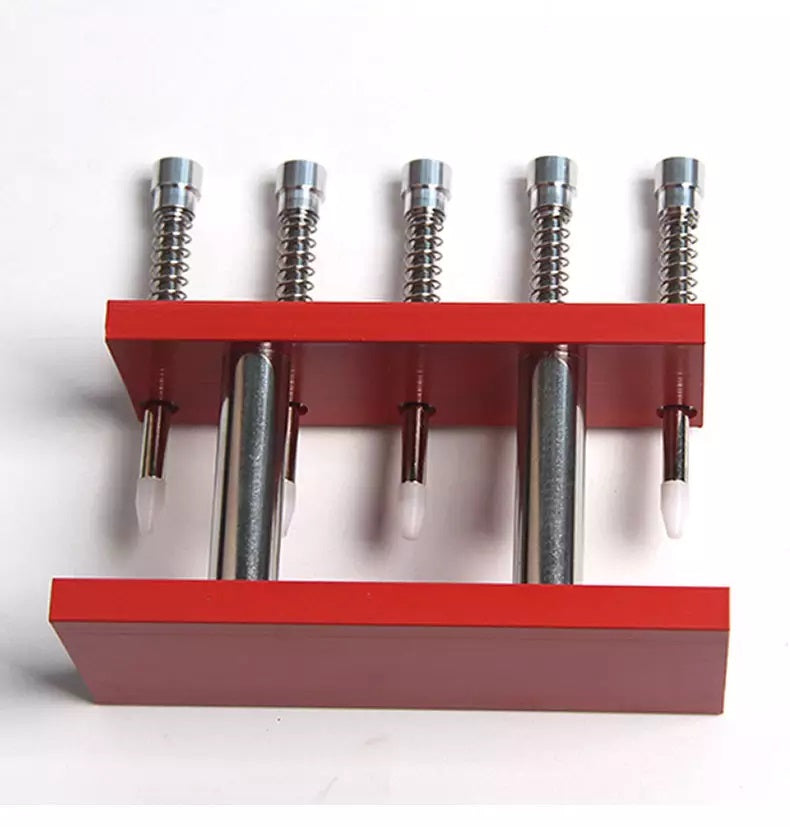 5 Size Heads Desktop Watch Hand Presser Setting Fitting Set Watchmakers Pressing