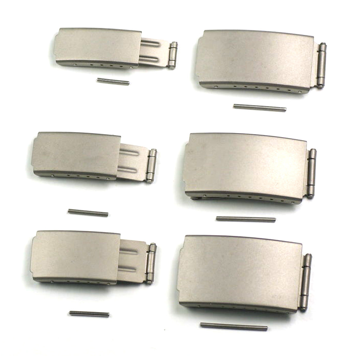 QUALITY TITANIUM BUCKLE 3 fold & adjustable bracelet watch clasp 10mm - 20mm