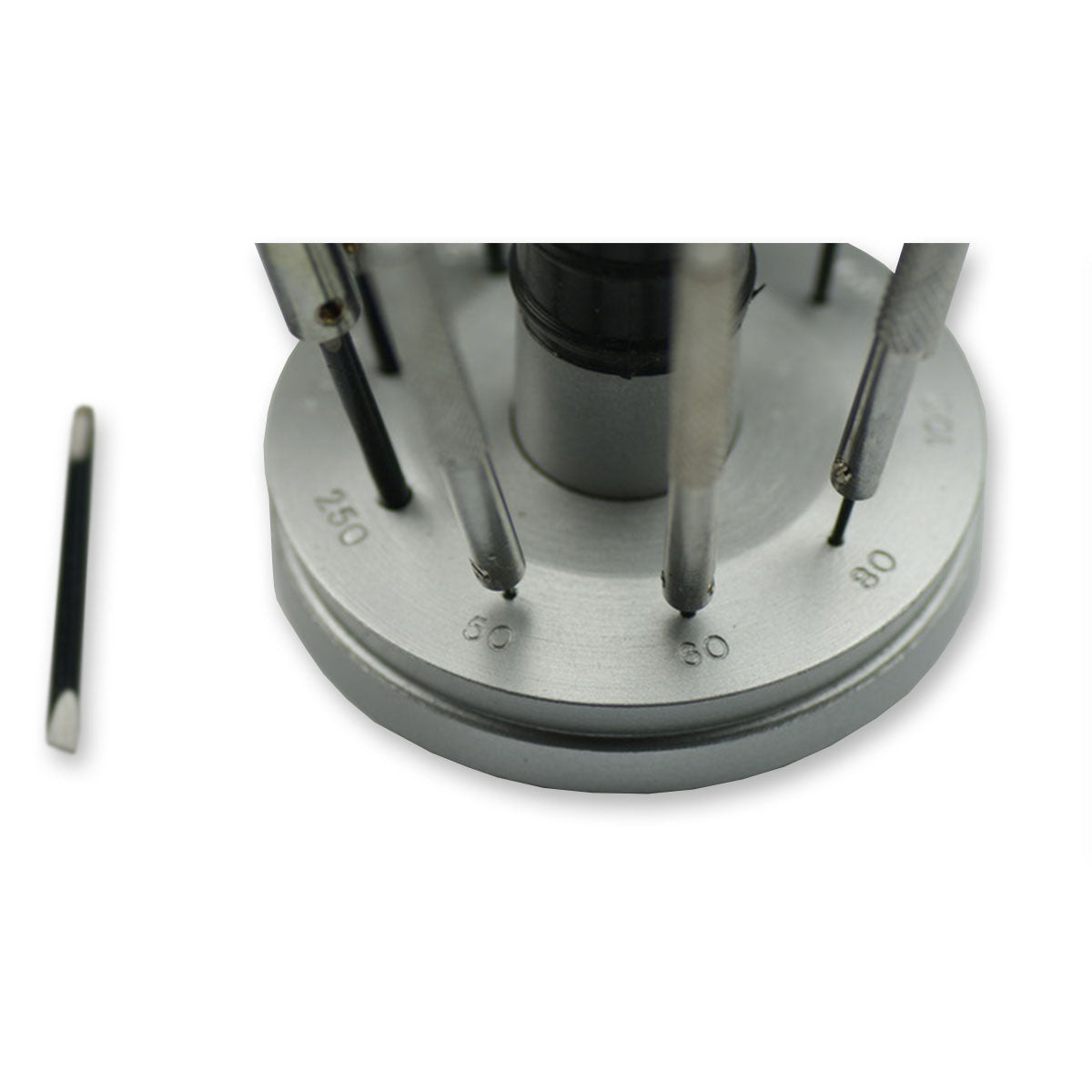 x9 SCREWDRIVERS on base/stand QUALITY watchmakers tools