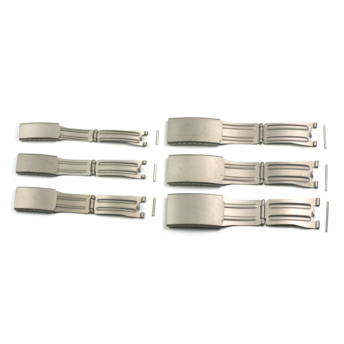 QUALITY TITANIUM BUCKLE 3 fold & adjustable bracelet watch clasp 10mm - 20mm