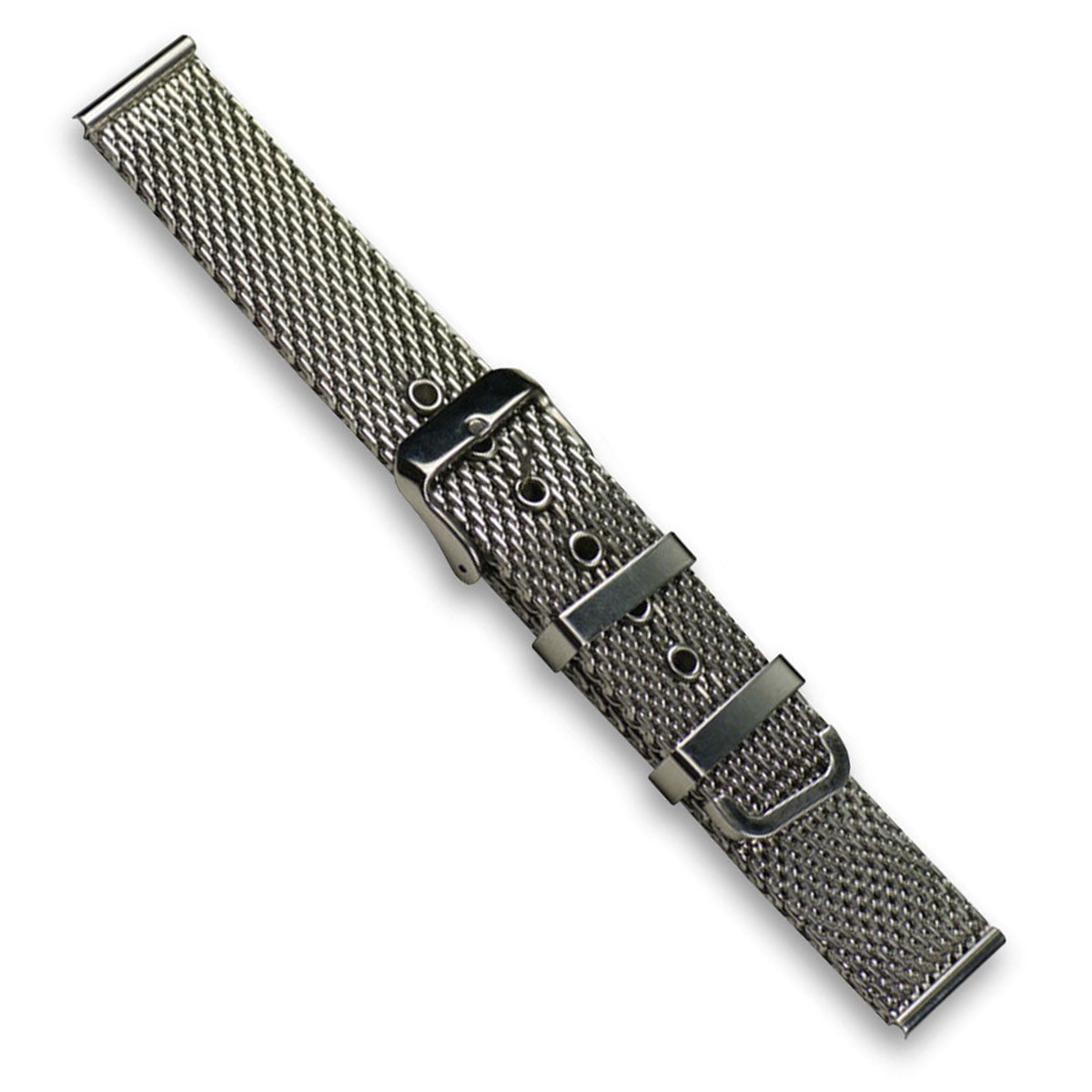 Stainless Steel Mesh Milanese Watch Strap Bracelet Silver Buckle Shark Band New