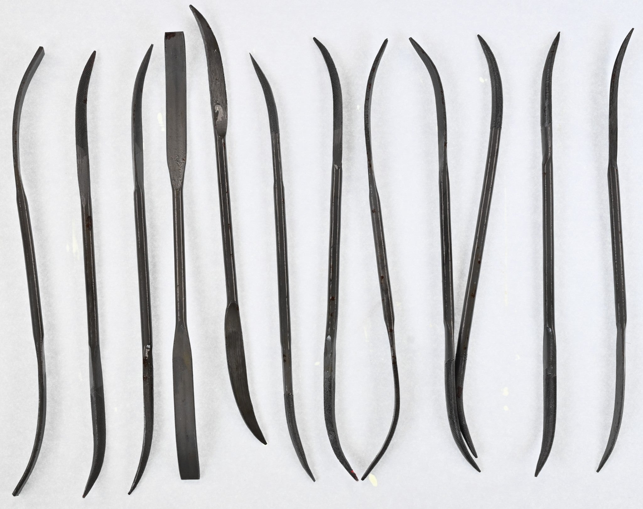 12pc Needle Riffler Files Curved Rasp Double End Tool Filing Jewellery craft new