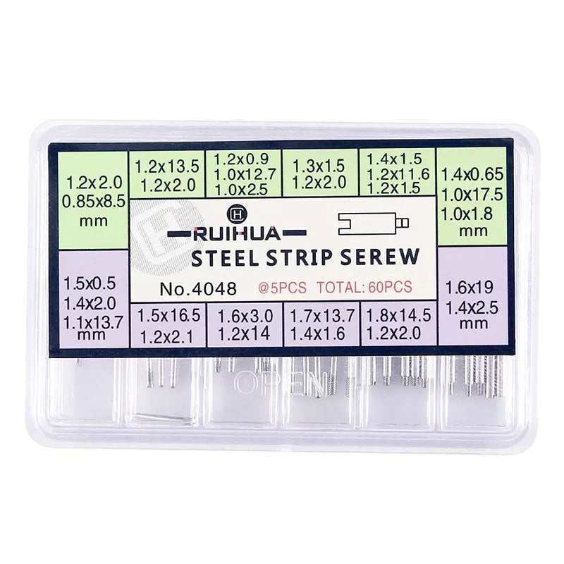 Set 60x Screw In Link Pins For Rolex Straps Bracelets Links Adjust Remove Repair