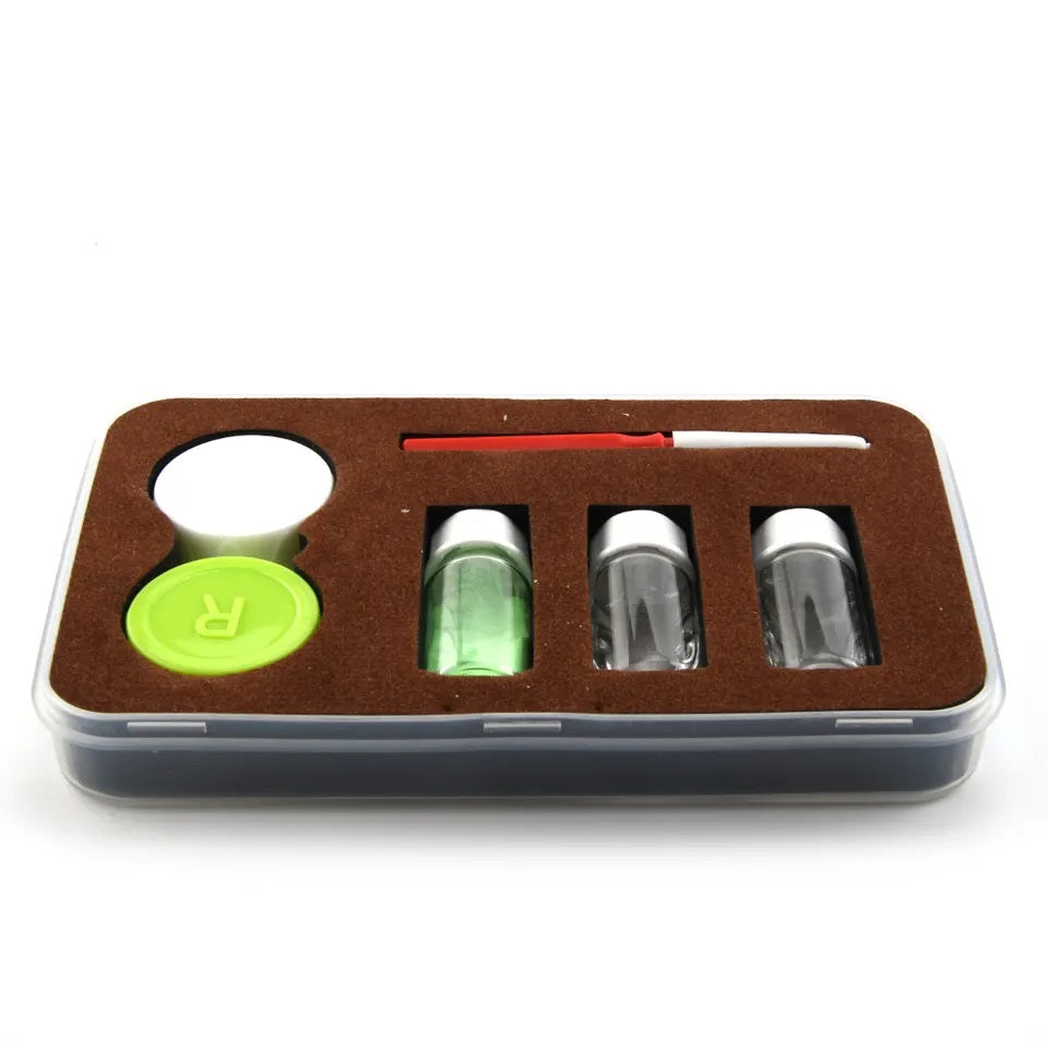 Glow In Dark Green Watch Luminous Strontium Paste Powder Set Hands Dials Lume