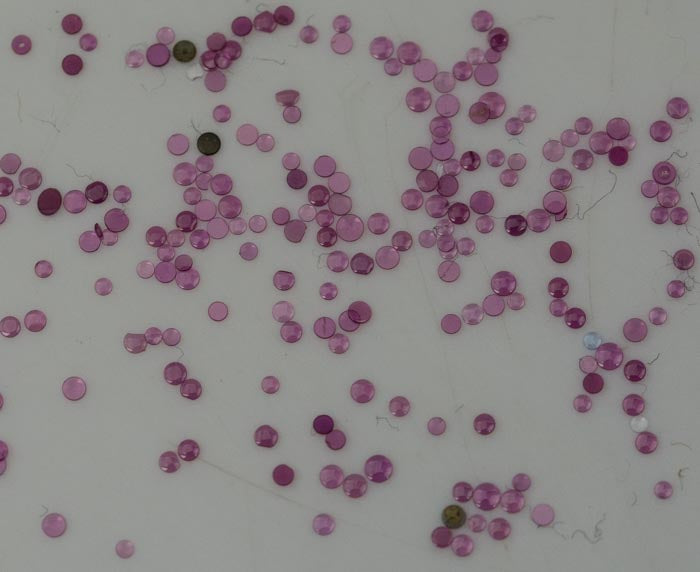 100x Top cap jewels for watch new old stock repair watchmakers parts watches