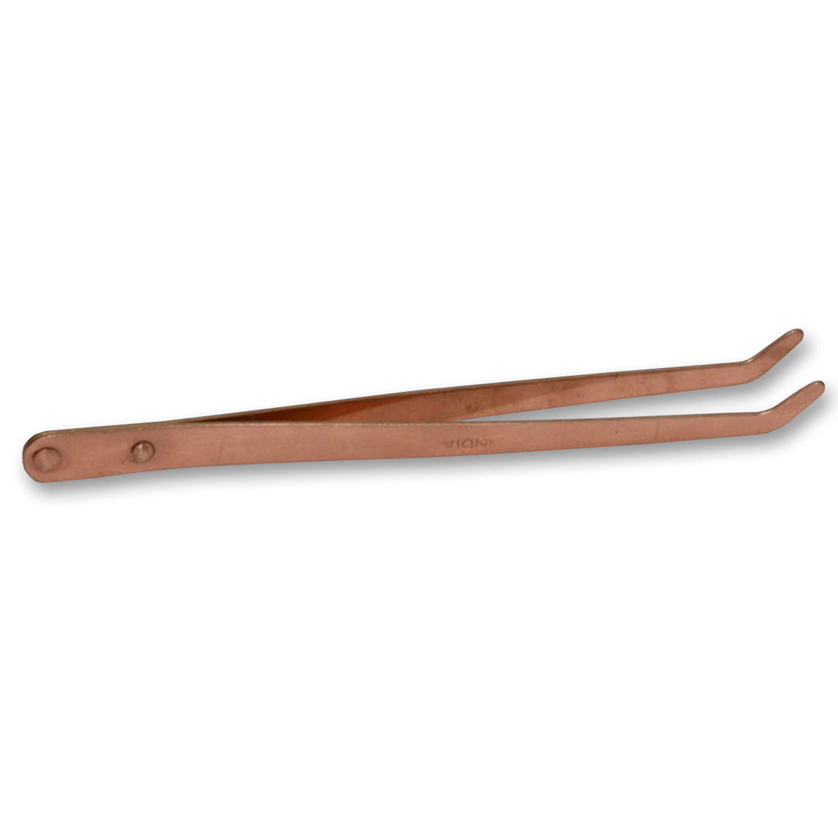 Copper tong 9" long tweezers curved for pickiling acid solution jewwellery craft