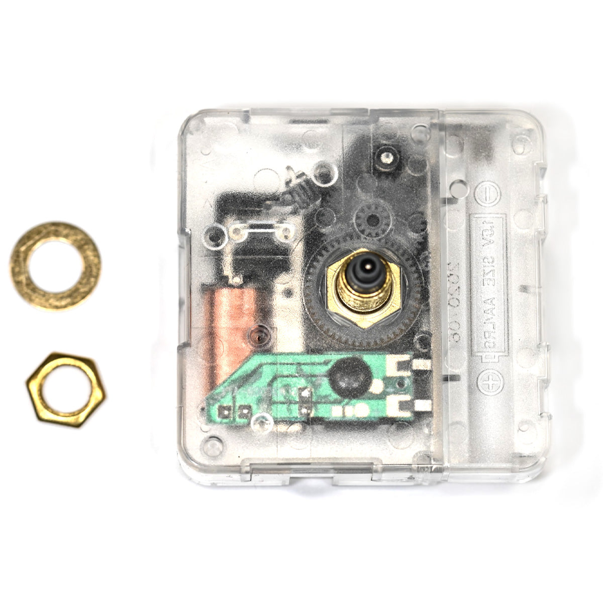 Clock Movement Quartz Mechanism New Replacement Clear Transparent Silent NEF