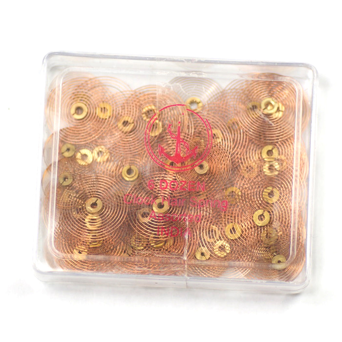 72x alarm Clock Hairsprings assortment sizes spares clockmakers hair springs NEW