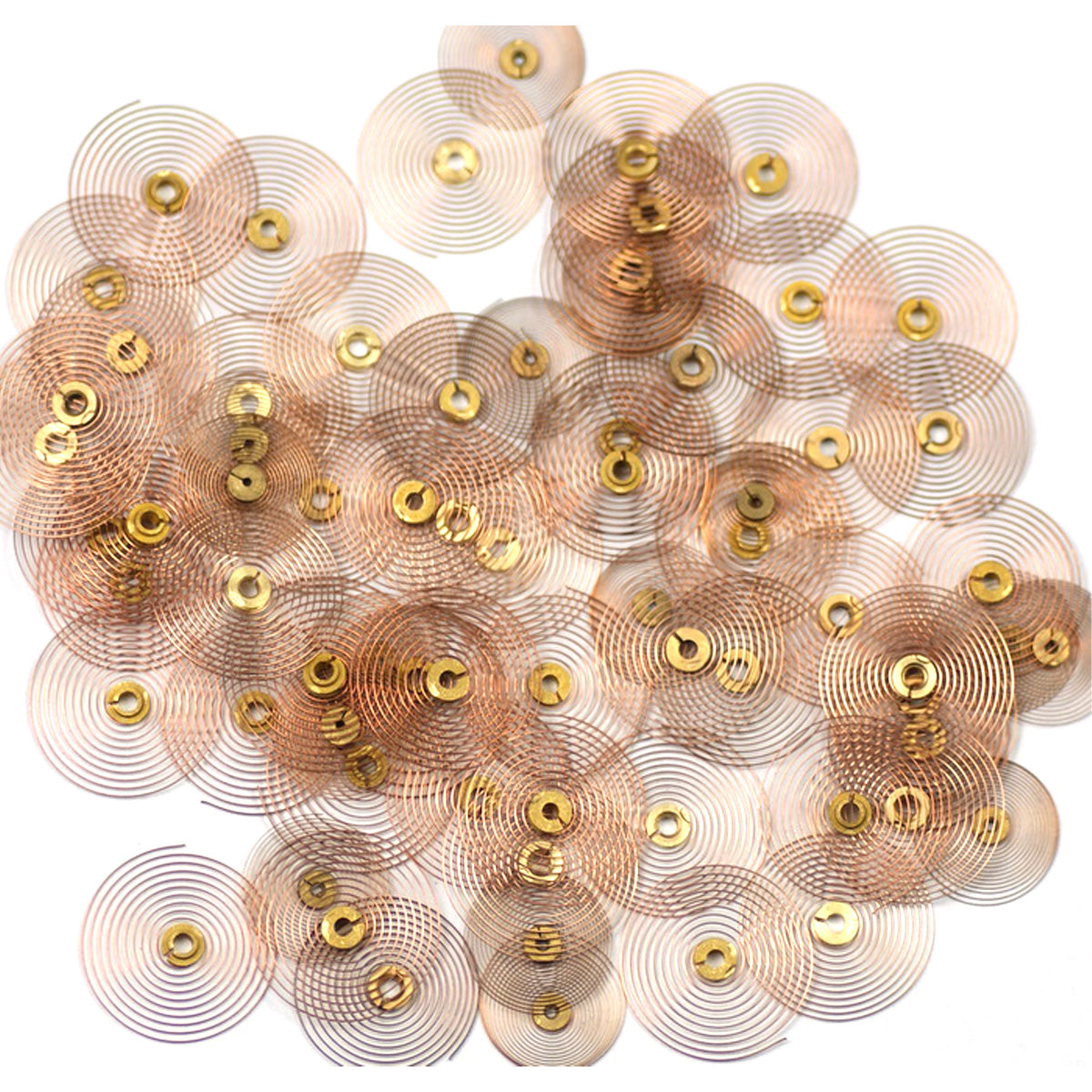 72x alarm Clock Hairsprings assortment sizes spares clockmakers hair springs NEW