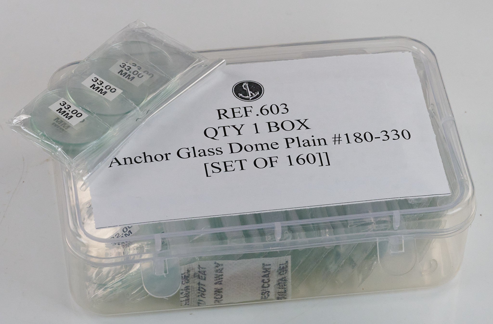 160x Watch Pocketwatch Glass Crystals Mineral Glasses DOMED 18mm - 33mm Curved