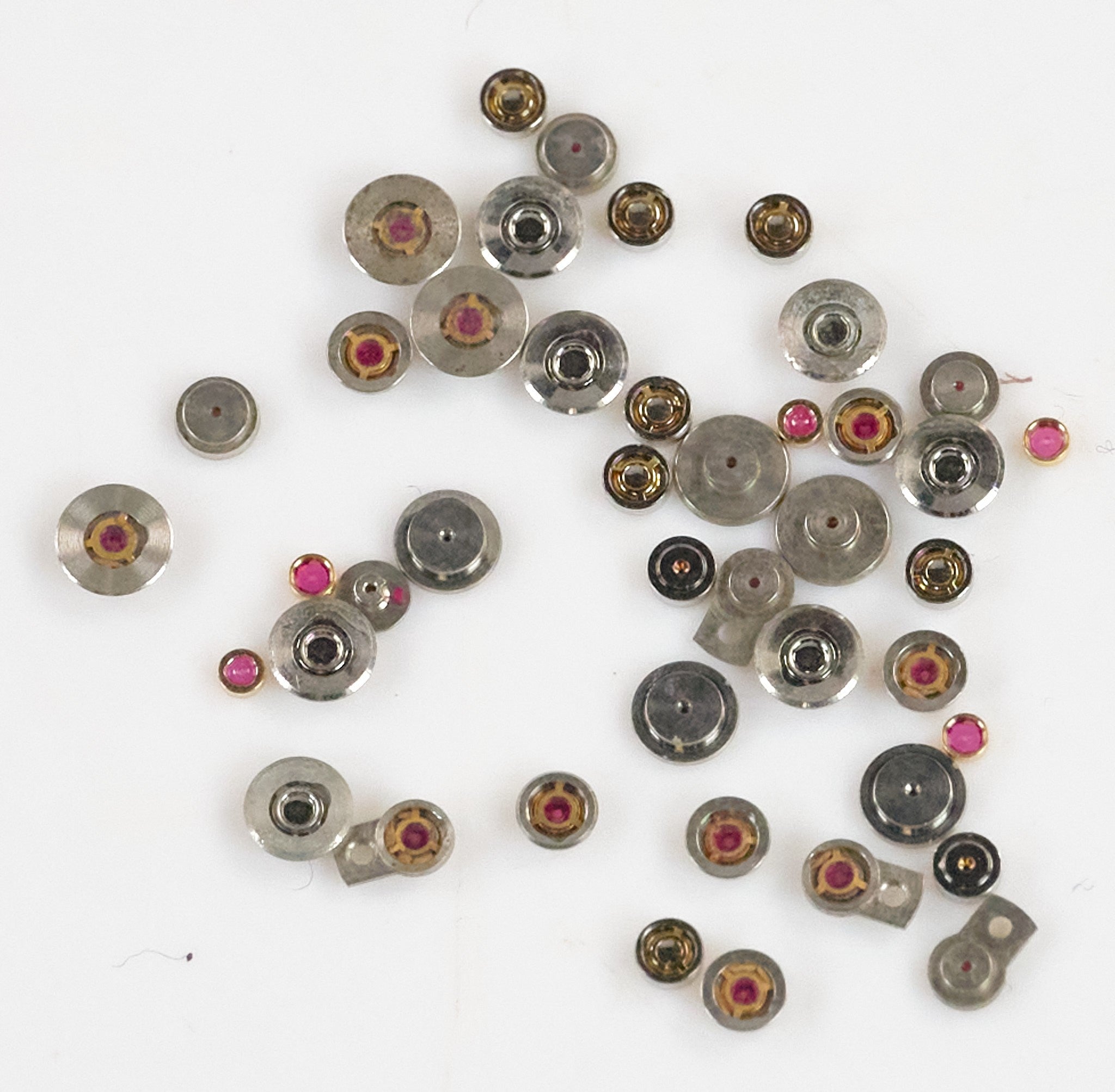 25x Watch Top Jewel With Shock Proof Bloc Balance Absorber Watchmakers Repairs