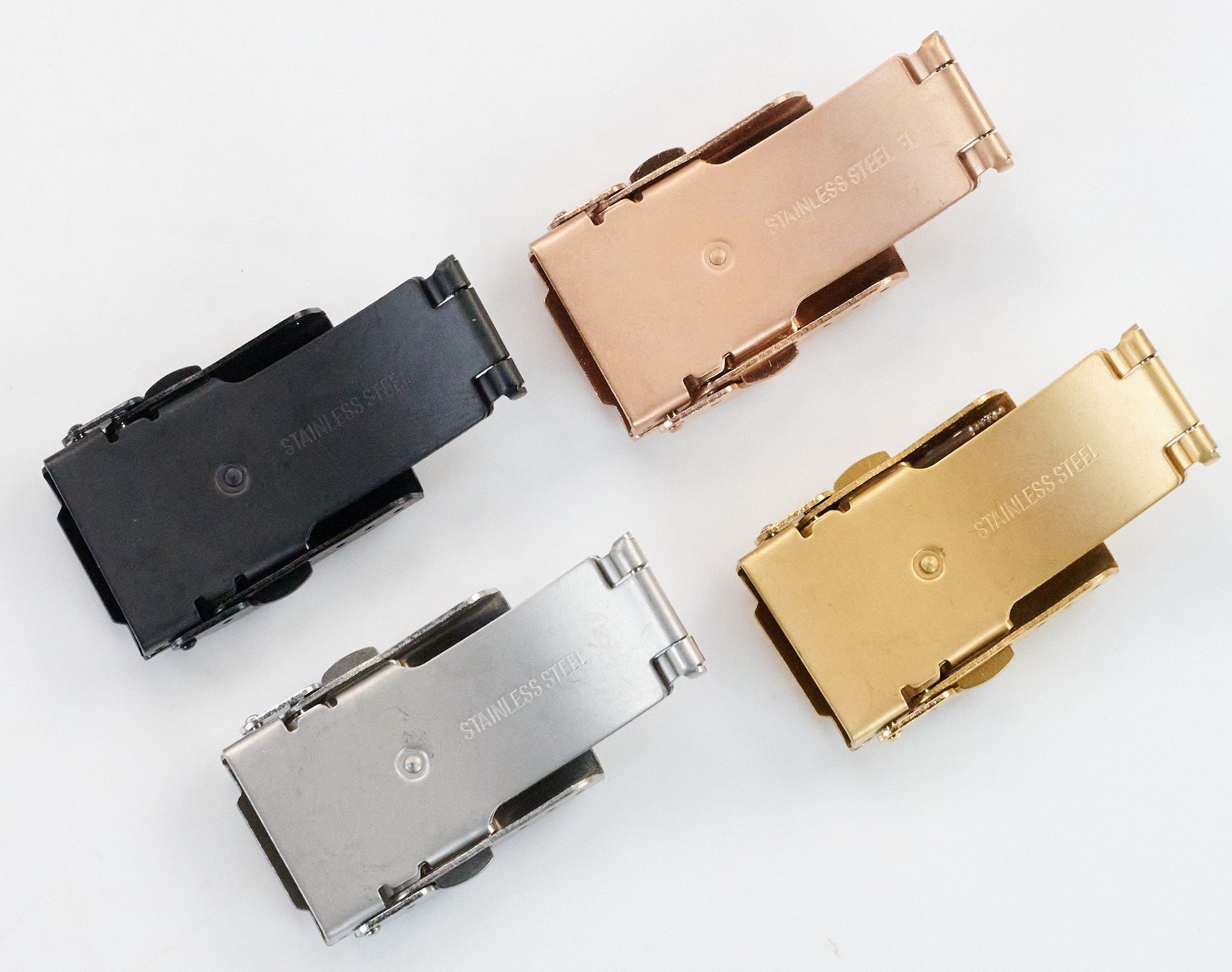 Watch Strap Buckle Deployment Safety Clasp Stainless Steel Replacement Push Open