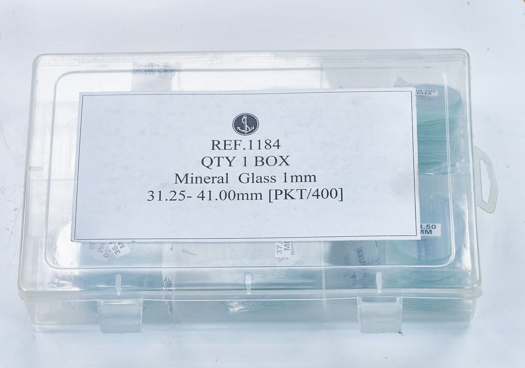 100x mineral crystals glasses 30-39mm LARGE WATCH or POCKETWATCH watchmakers