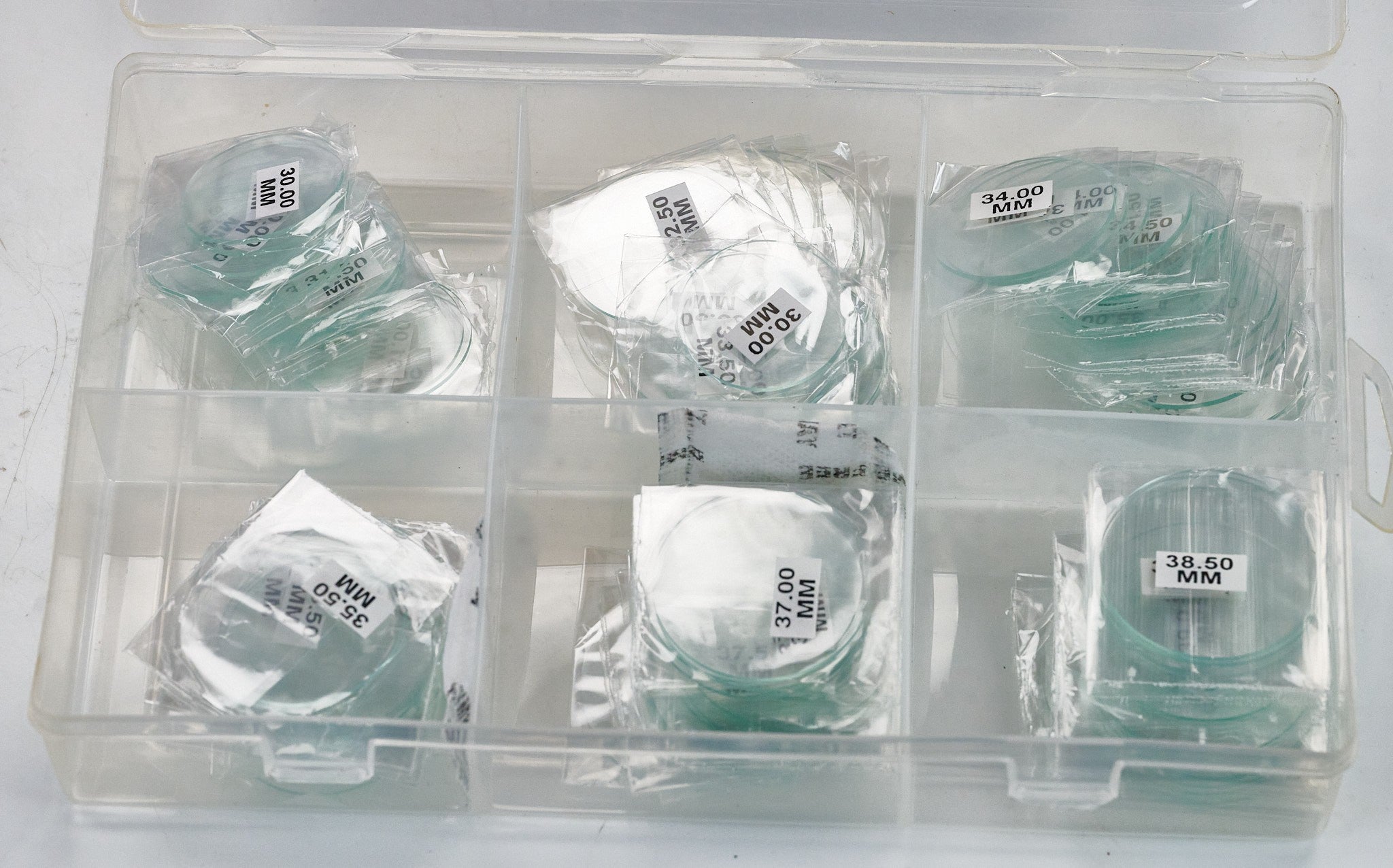 100x Mineral Watch Glasses Crystals 30mm - 39mm Flat Glass Replacement Repairs