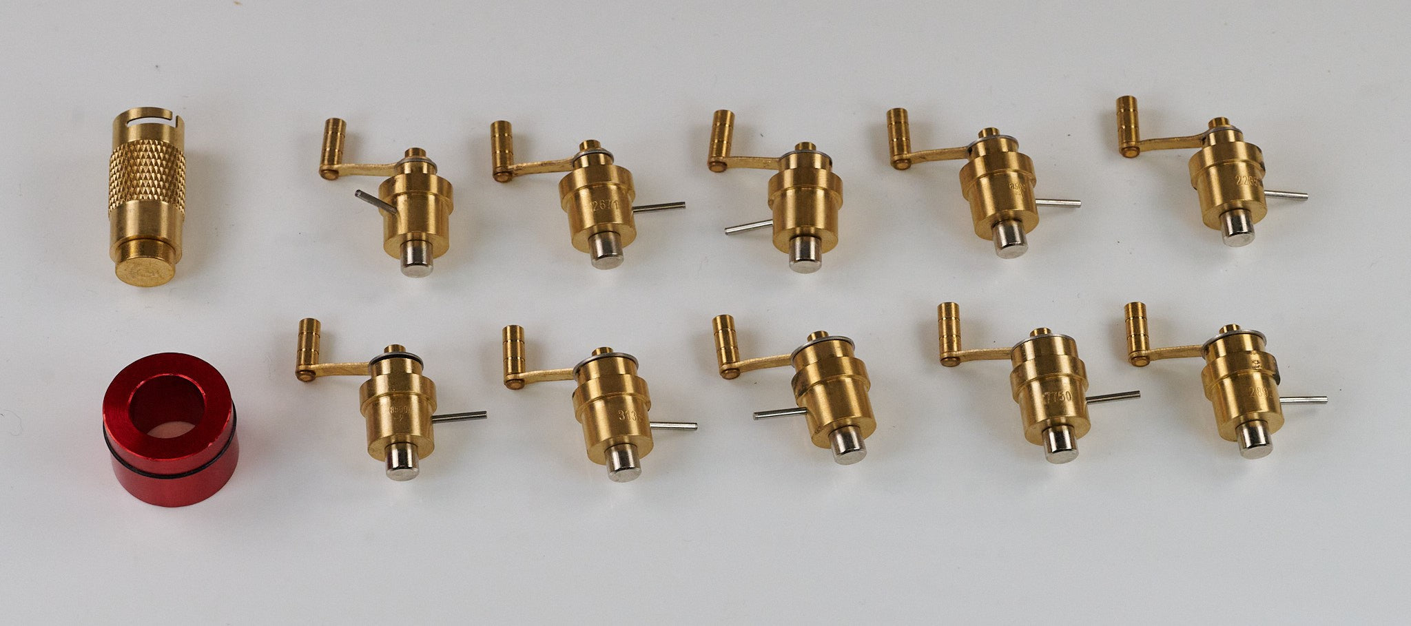 Brass Watch Mainspring Winder Set Spring Winding Barrel Tool Movement Let Down