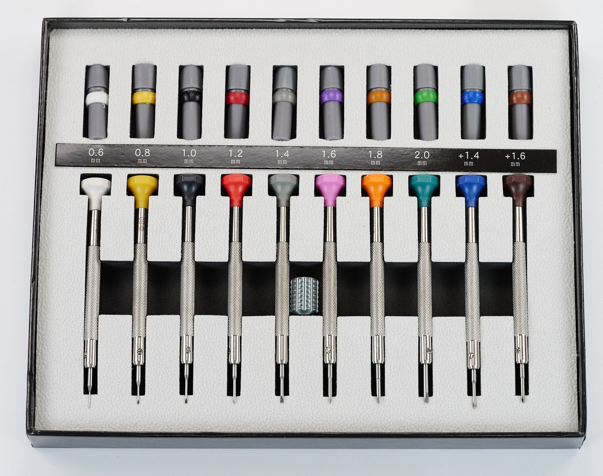 10x Pro Screwdrivers Hardened Blades Steel Watch Repair Watchmakers 0.6mm - 2mm