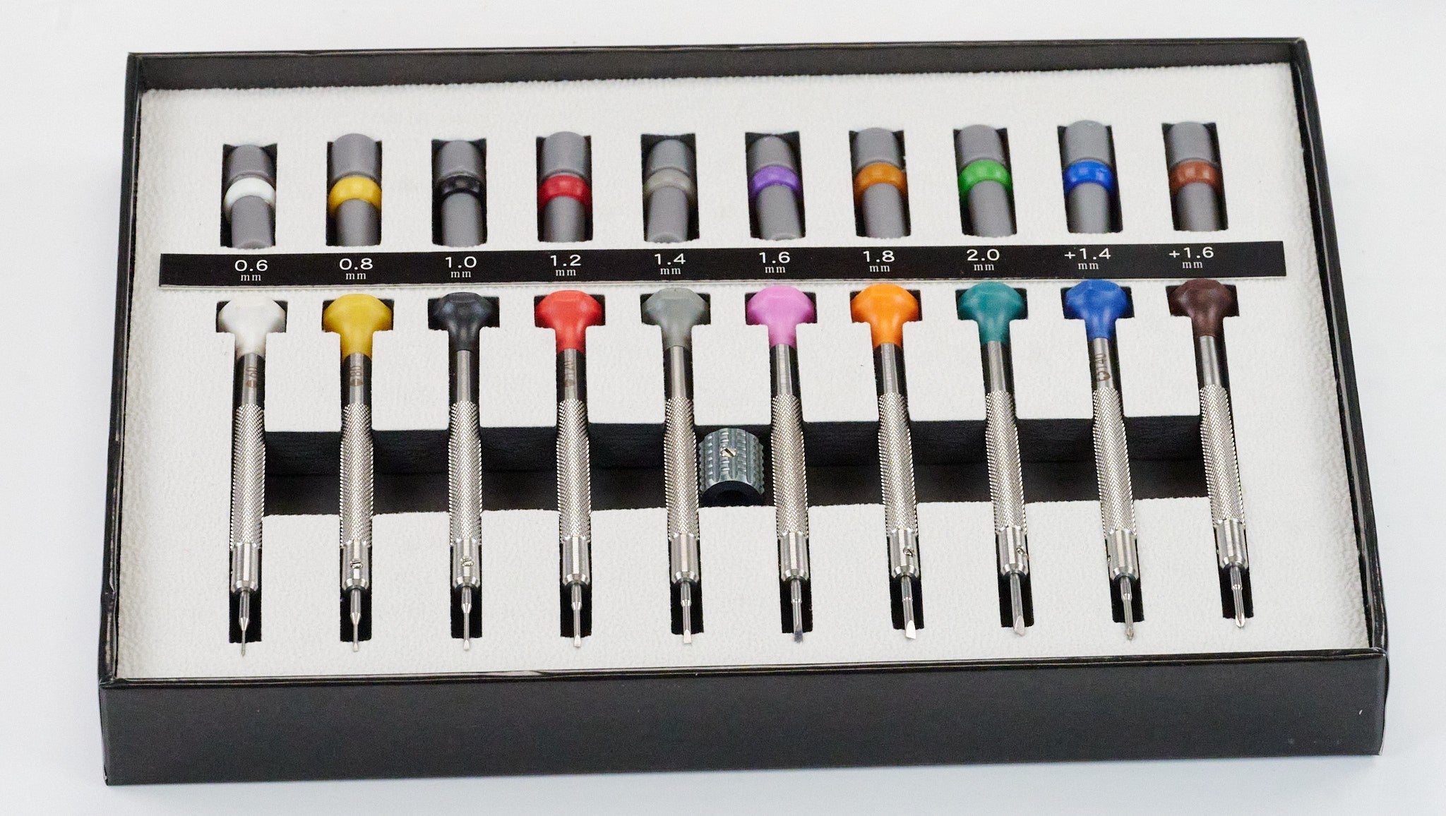 10x Pro Screwdrivers Hardened Blades Steel Watch Repair Watchmakers 0.6mm - 2mm