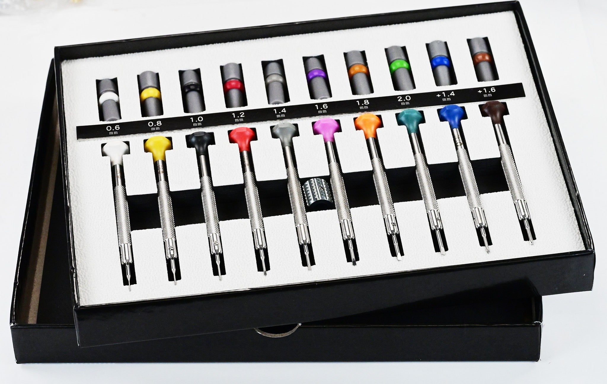 10x Pro Screwdrivers Hardened Blades Steel Watch Repair Watchmakers 0.6mm - 2mm