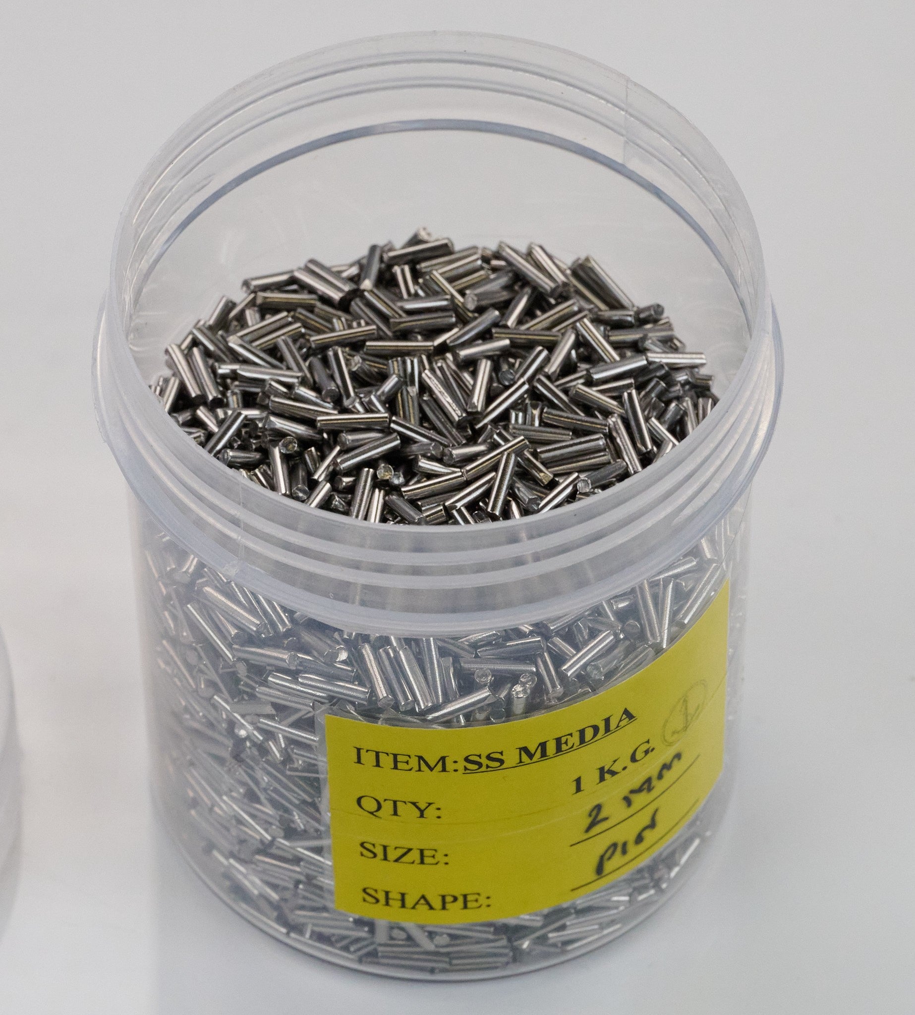 1KG Stainless Steel Media Tumbling Tumbler Polishing SS Metal plain polish pins