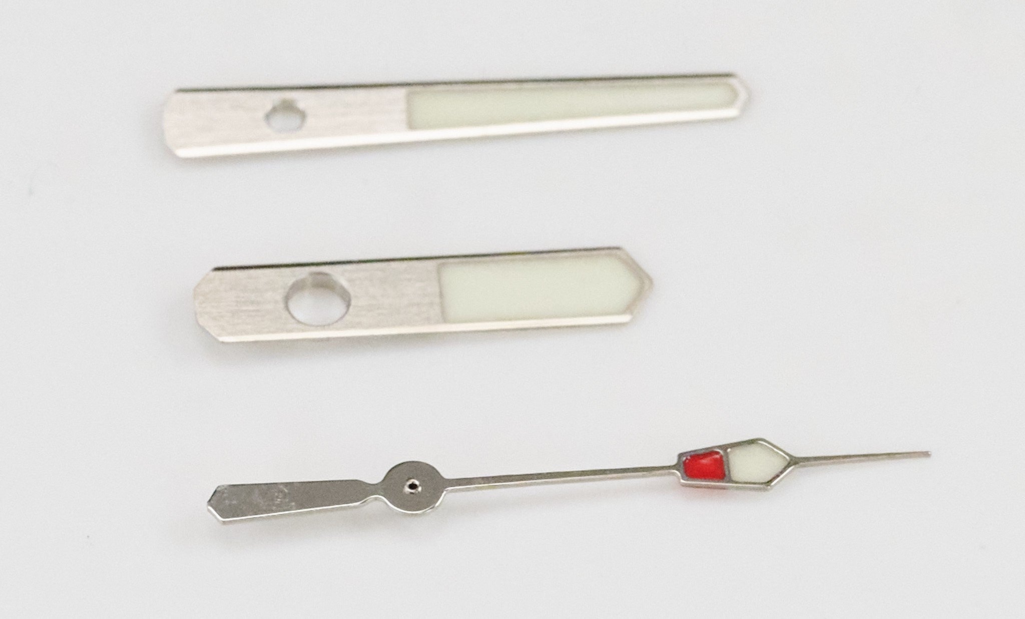 Silver Watch Hands For NH35 NH36 Green Luminous Lumed Replacement Parts New