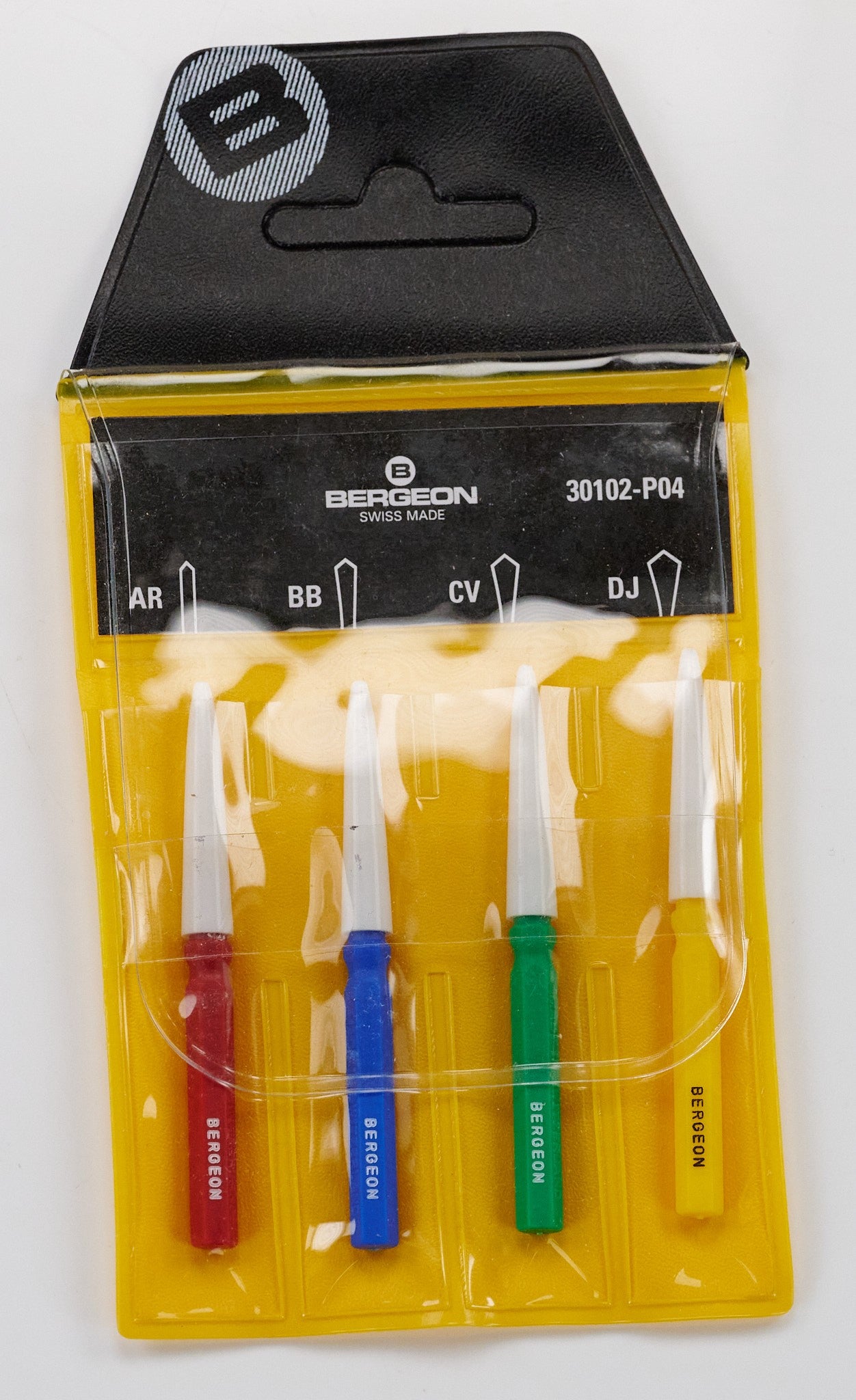 Bergeon Set 4x Watch Pins & Oil Oiling Pin Set Movements Oiler Repair Tool