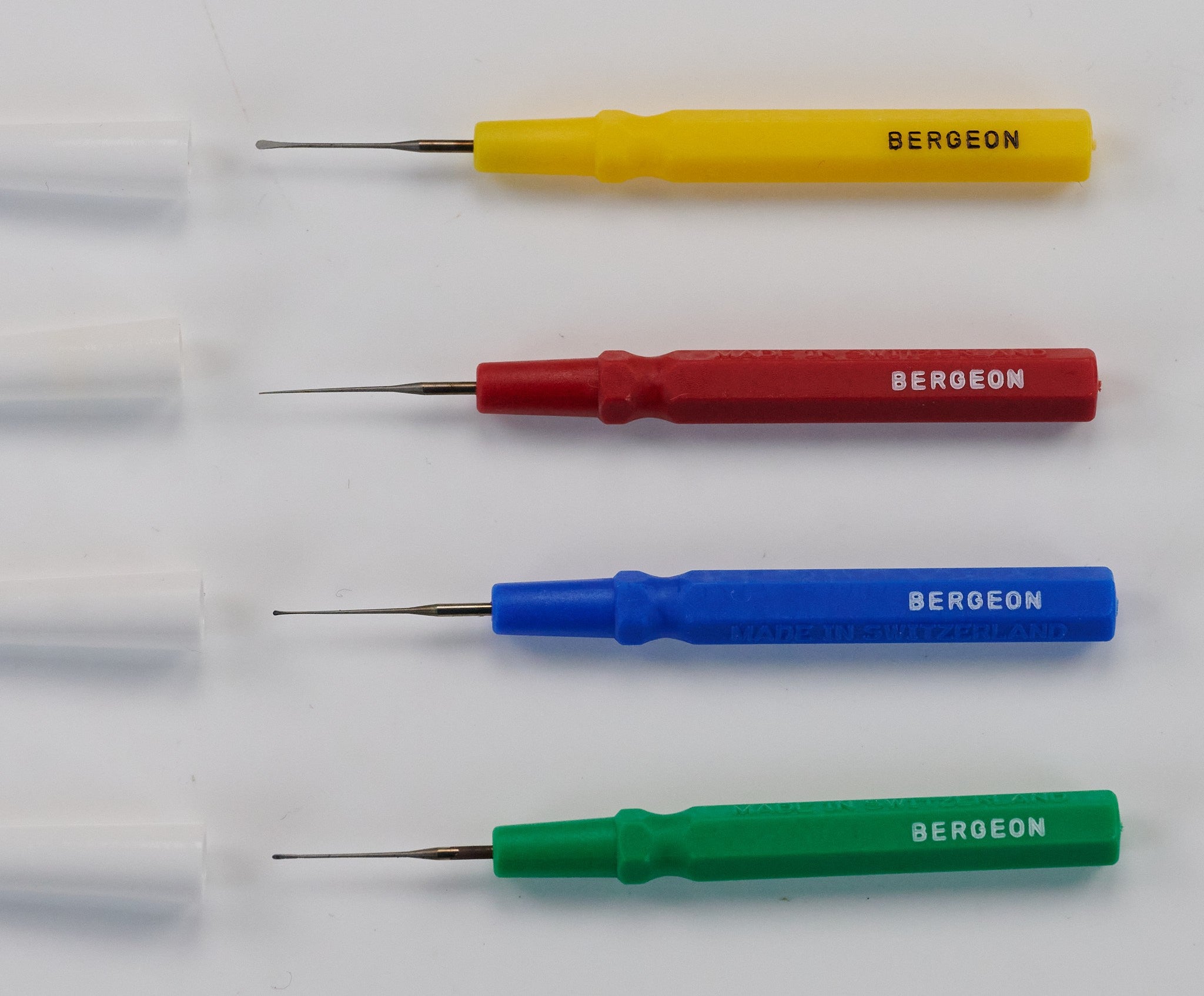 Bergeon Set 4x Watch Pins & Oil Oiling Pin Set Movements Oiler Repair Tool