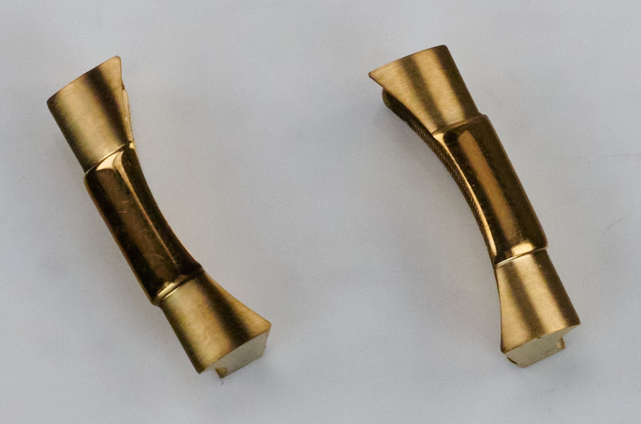 2x Solid 20mm Curved End Links For Rolex Watch Strap Bracelet Stainless Steel