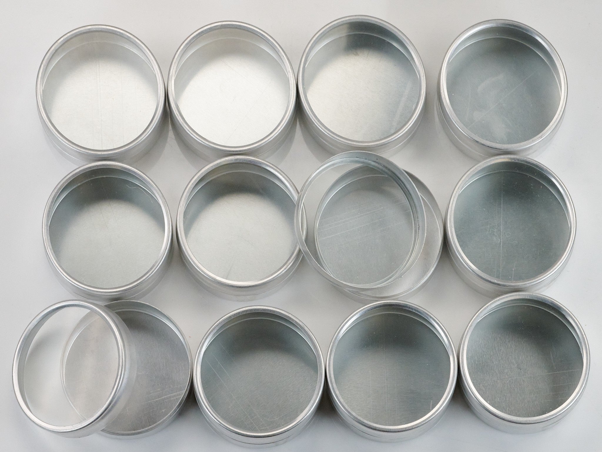 Aluminium Metal Containers Watch Parts Jewellery Storage Stores Tubs Boxes Bins