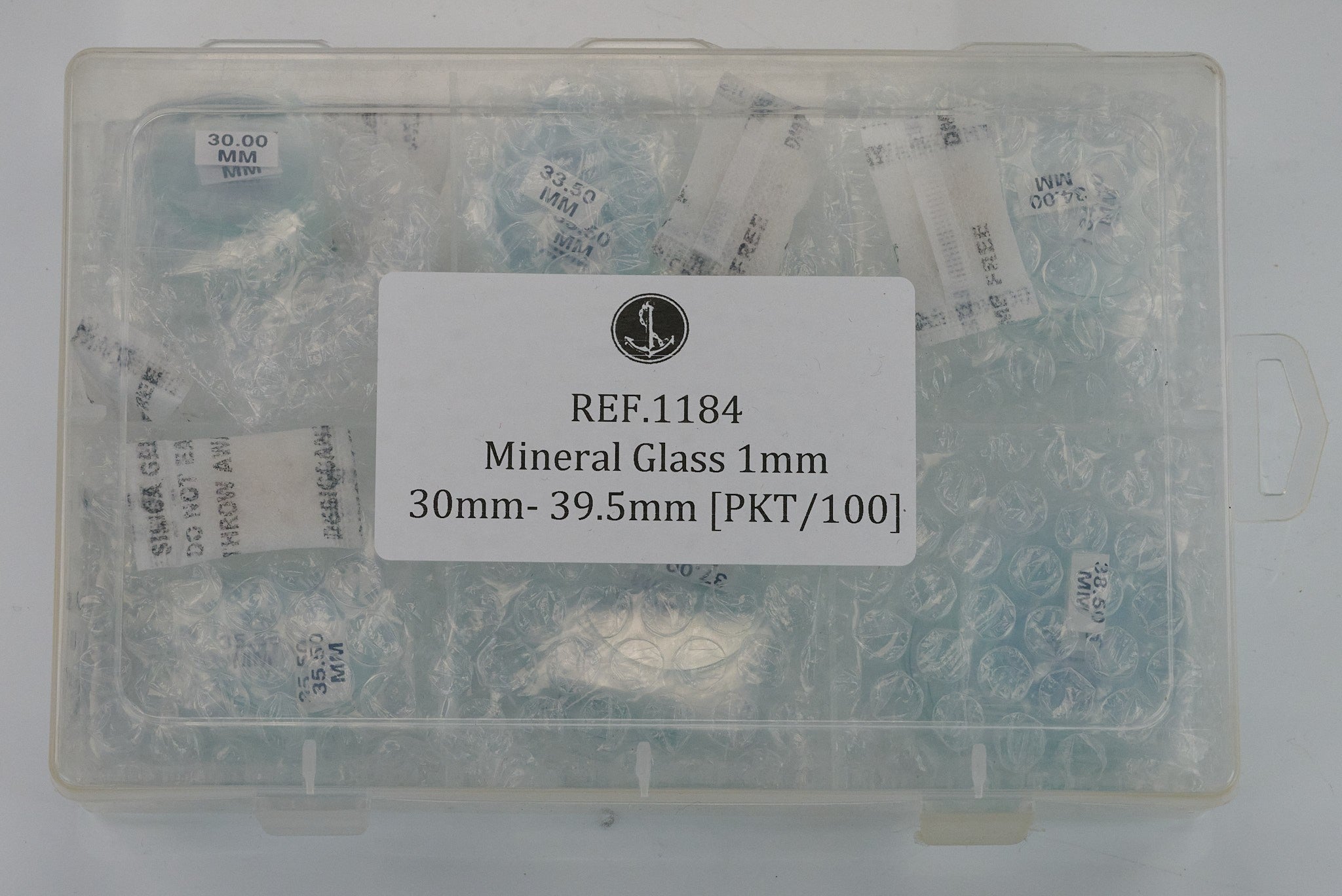 100x Mineral Watch Glasses Crystals 30mm - 39mm Flat Glass Replacement Repairs