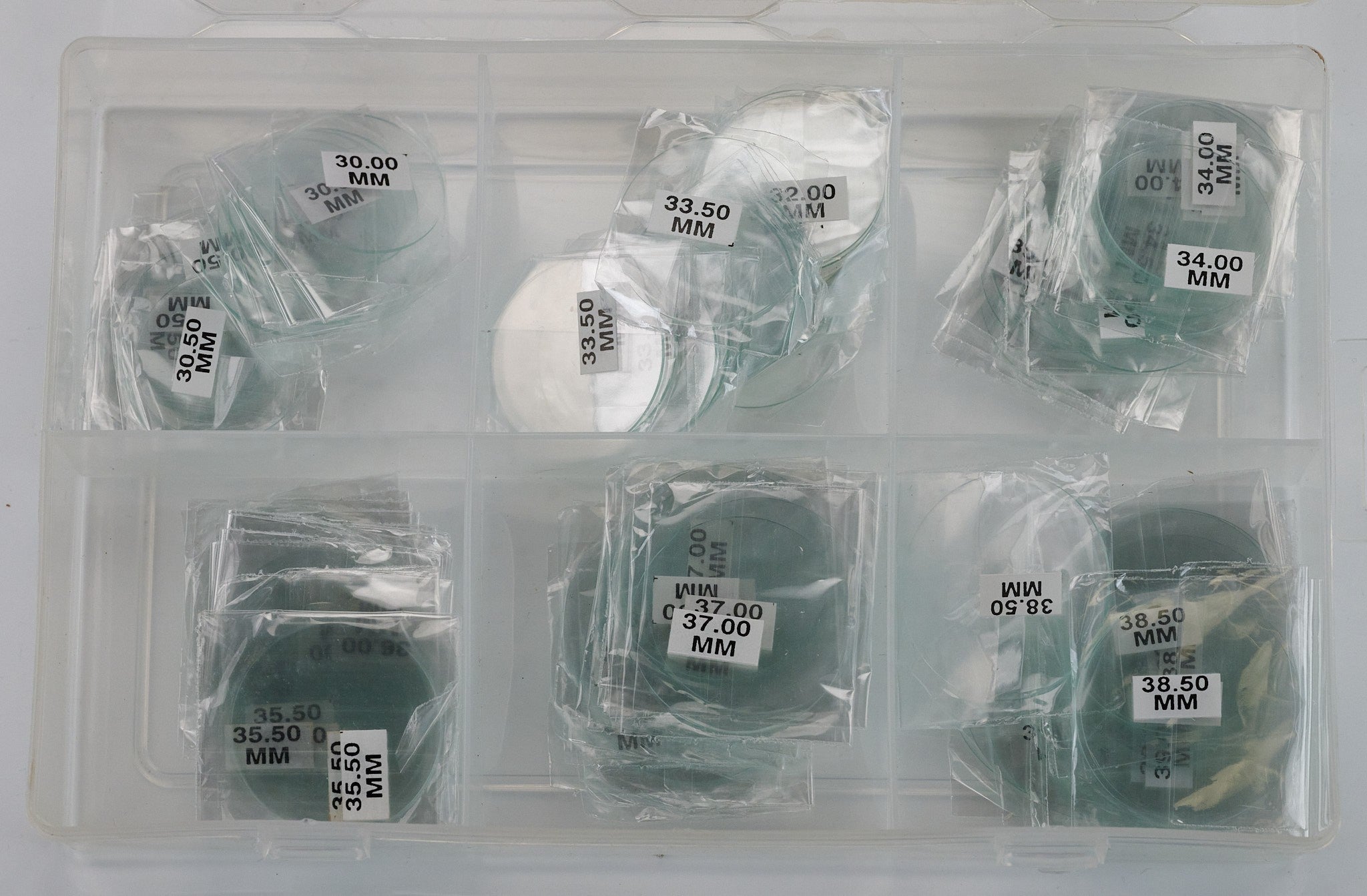 100x Mineral Watch Glasses Crystals 30mm - 39mm Flat Glass Replacement Repairs