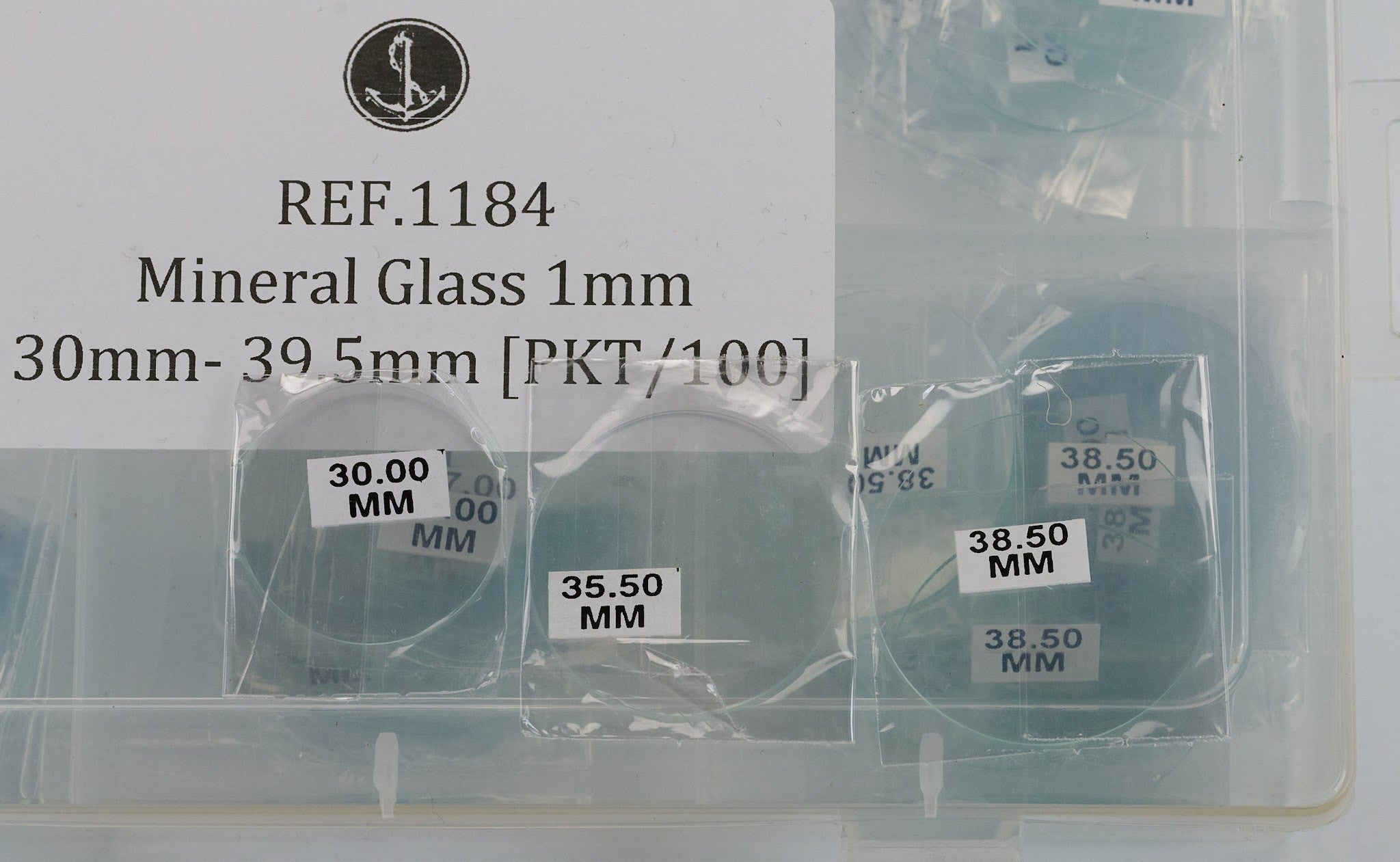 100x Mineral Watch Glasses Crystals 30mm - 39mm Flat Glass Replacement Repairs