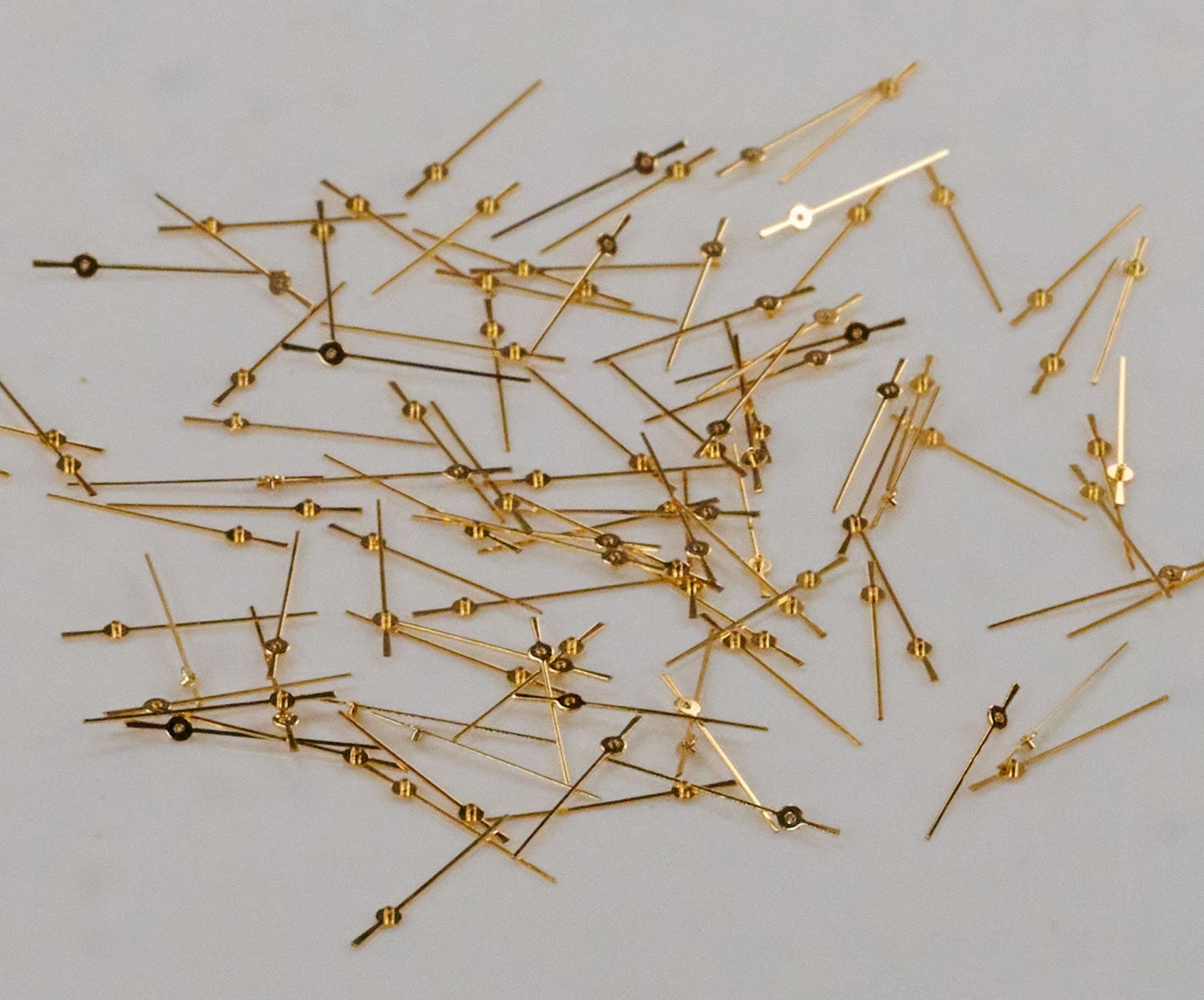 100x Gold Centre Seconds Watch Hands For Miyota 2035 2030 Repairs Spares Parts