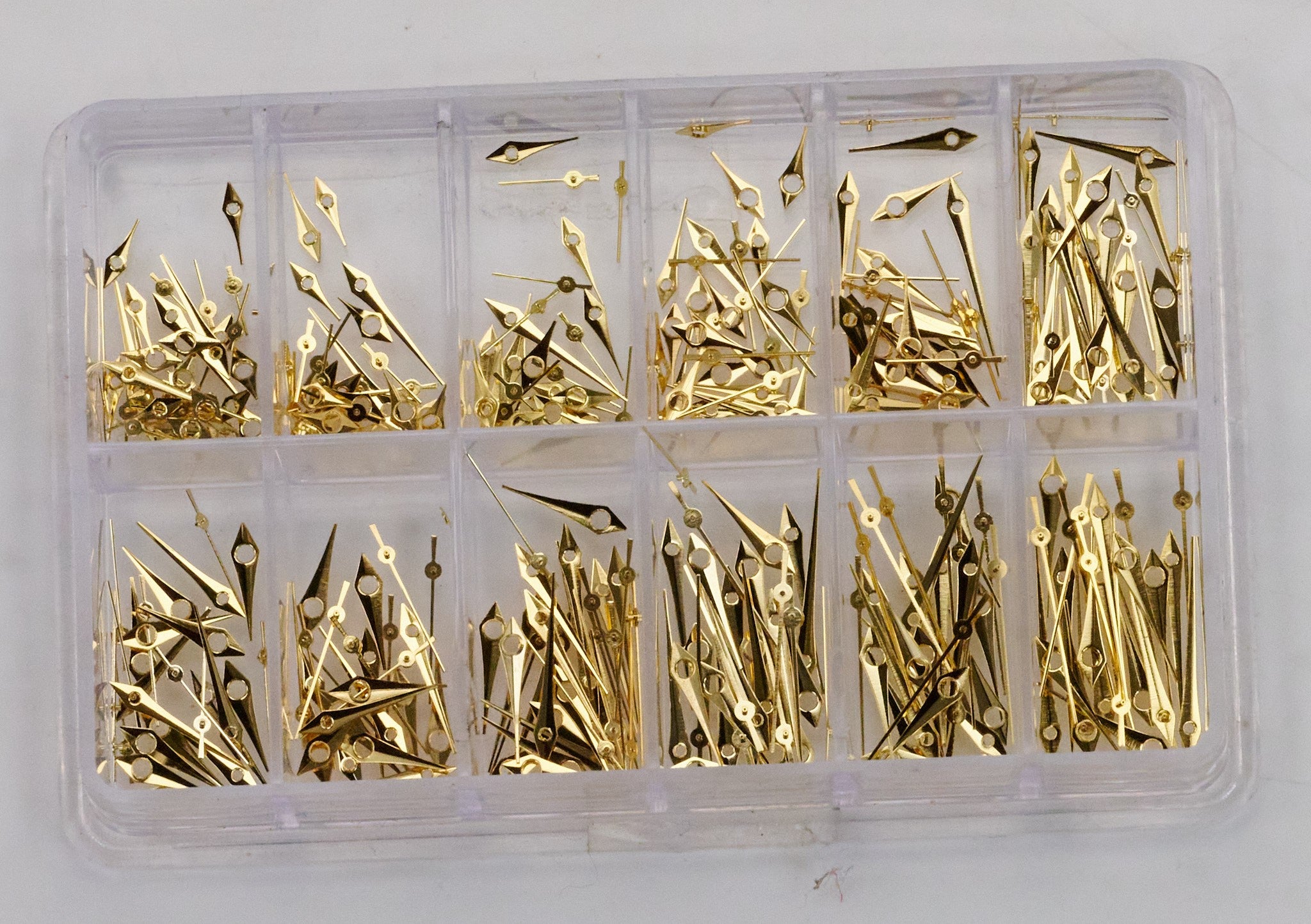 120x Gold Sets Quartz Watch Hands Mixed Steel Repairs Parts Assortment
