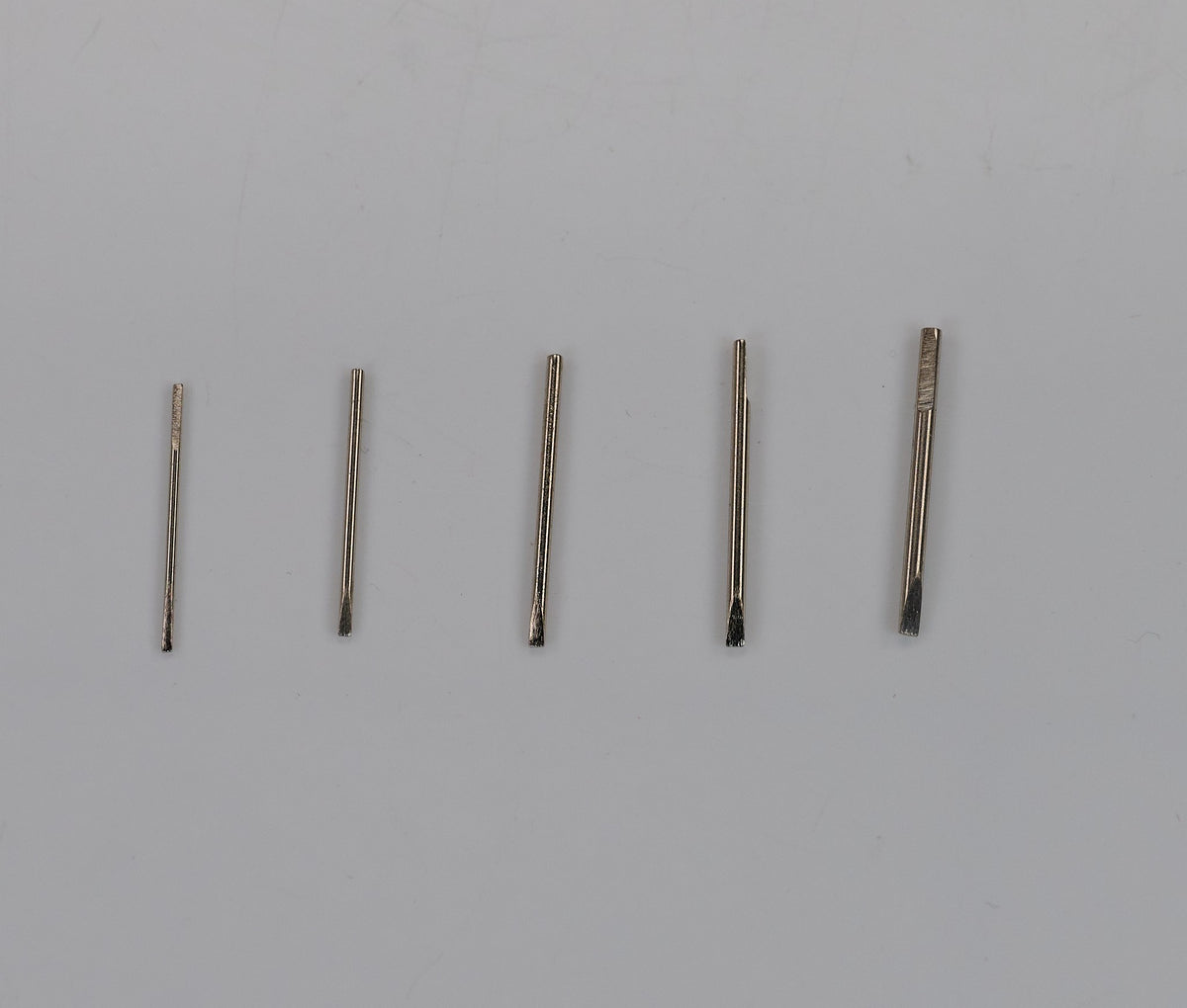 5x Small Screwdriver Blades 0.8mm -1.6mm Watchmakers Replacement Watch Repairs