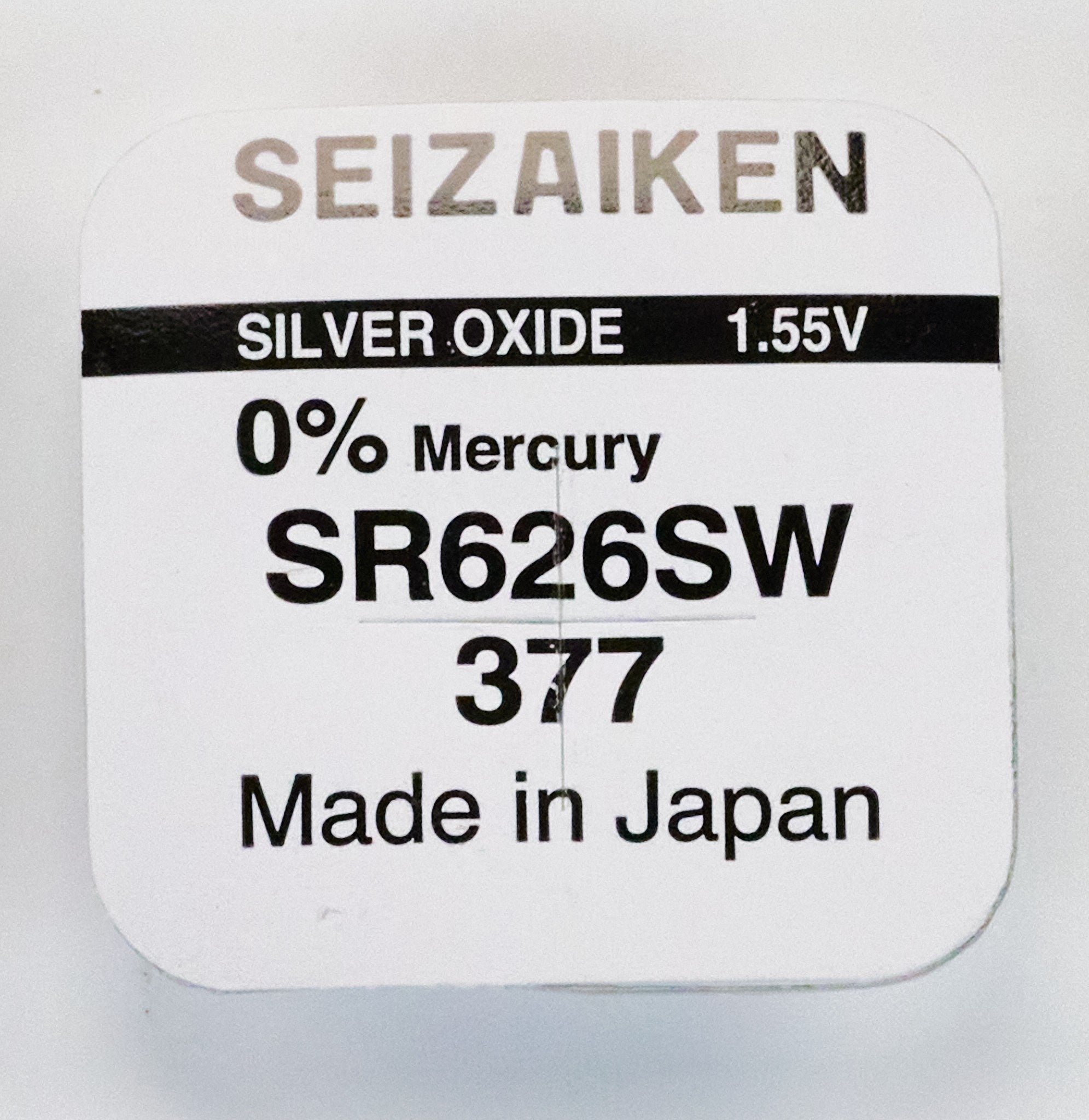 Genuine SEIKO SEIZAIKEN Silver Oxide Replacement Watch Battery 1.55v ALL TYPES