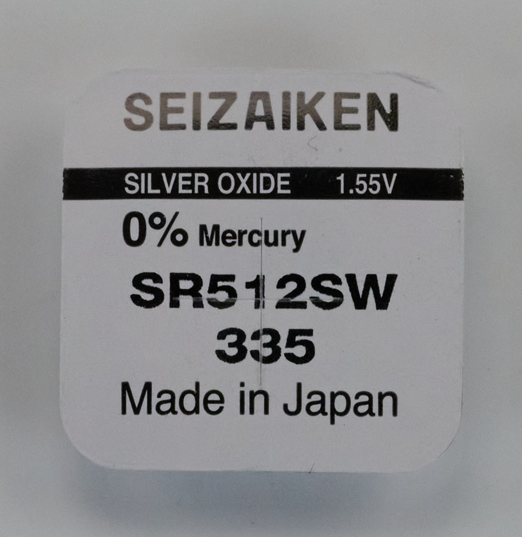 Genuine SEIKO SEIZAIKEN Silver Oxide Replacement Watch Battery 1.55v ALL TYPES