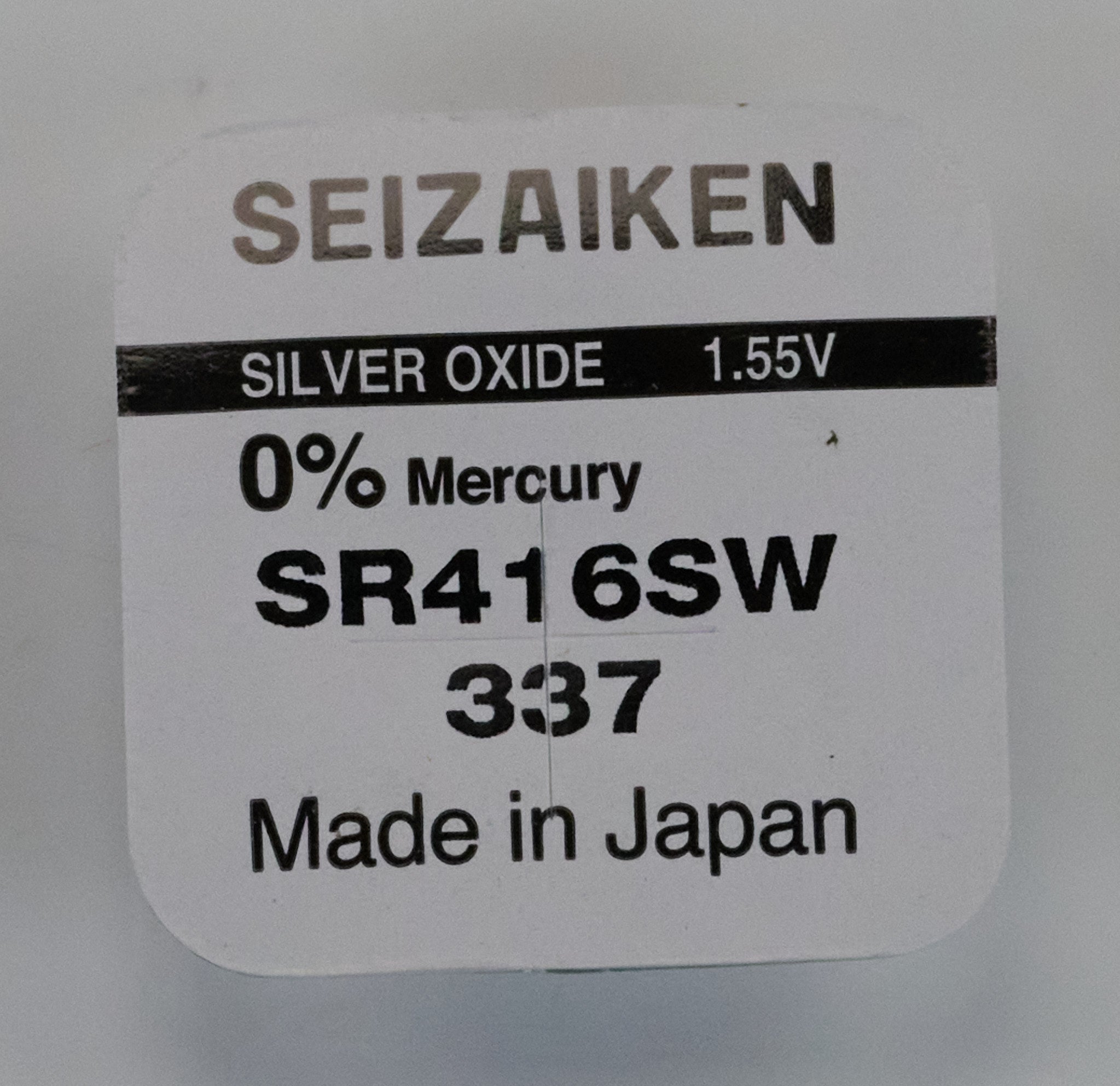 Genuine SEIKO SEIZAIKEN Silver Oxide Replacement Watch Battery 1.55v ALL TYPES