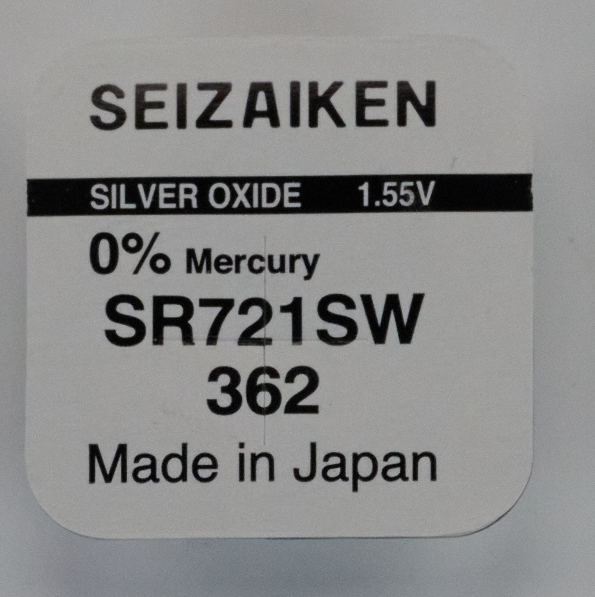 Genuine SEIKO SEIZAIKEN Silver Oxide Replacement Watch Battery 1.55v ALL TYPES