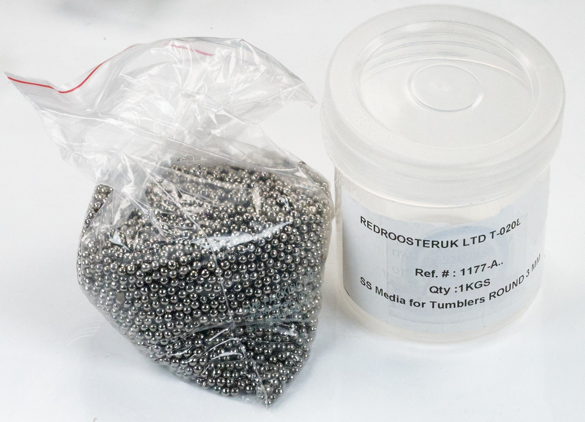 2mm Round Ball 1KG Stainless Steel Media Tumbling Tumbler Polishing Metal polish