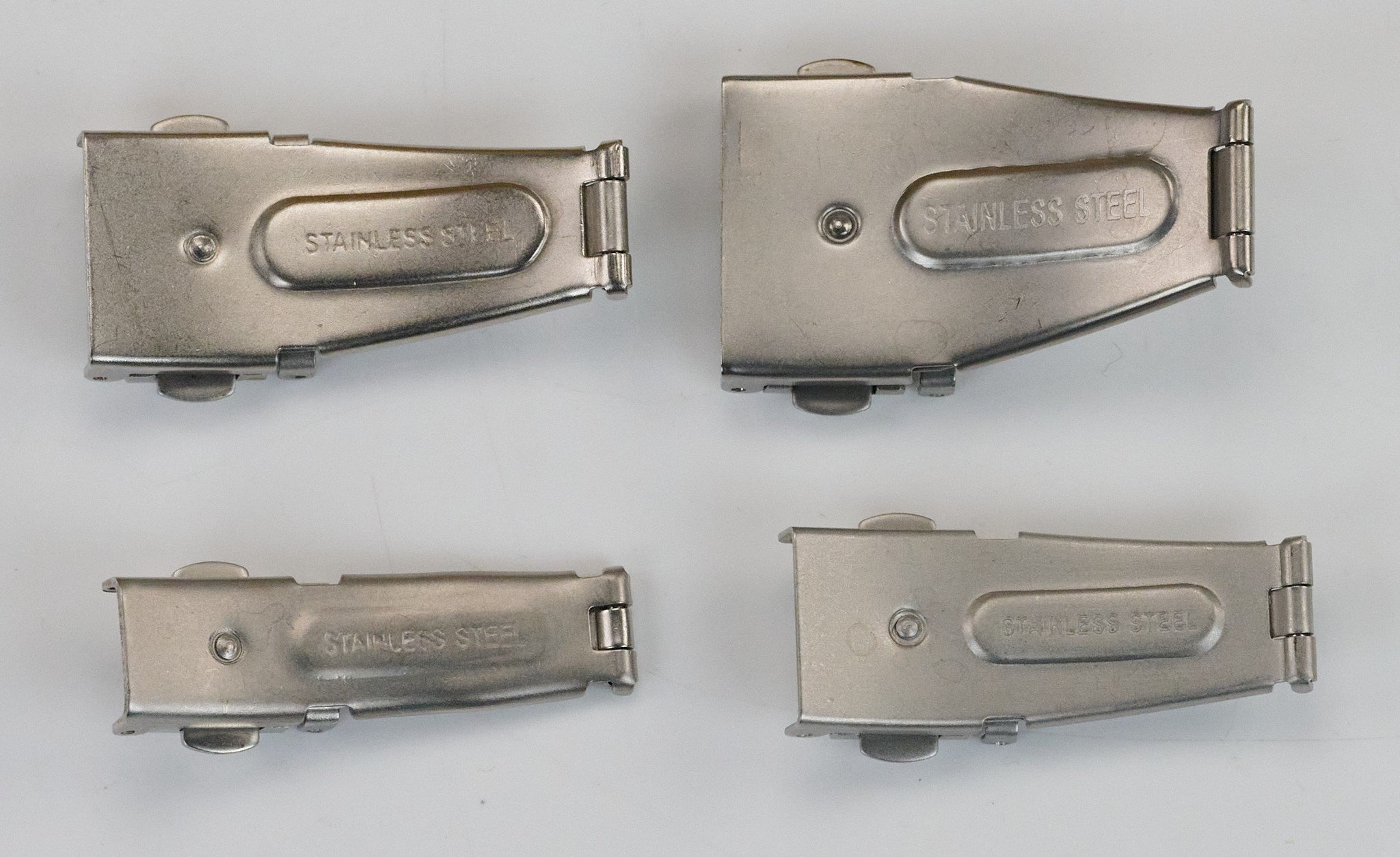 Titanium watch BUCKLE/CLASP for bracelet strap 3 fold spring release metal band