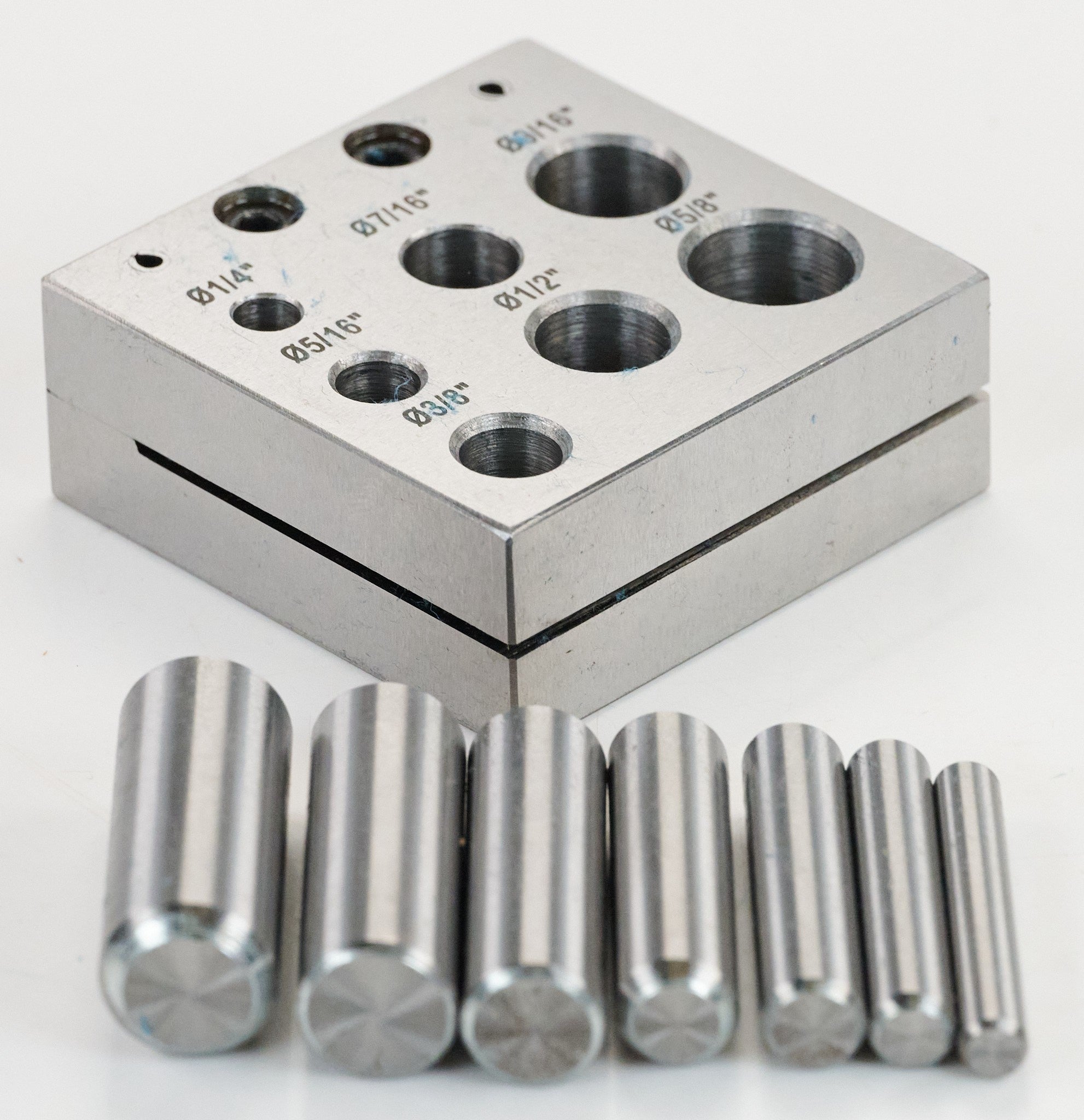 Jewellery Making Disc Cutter Round Circle Metal Cutting Tool Craft 7 Punches New