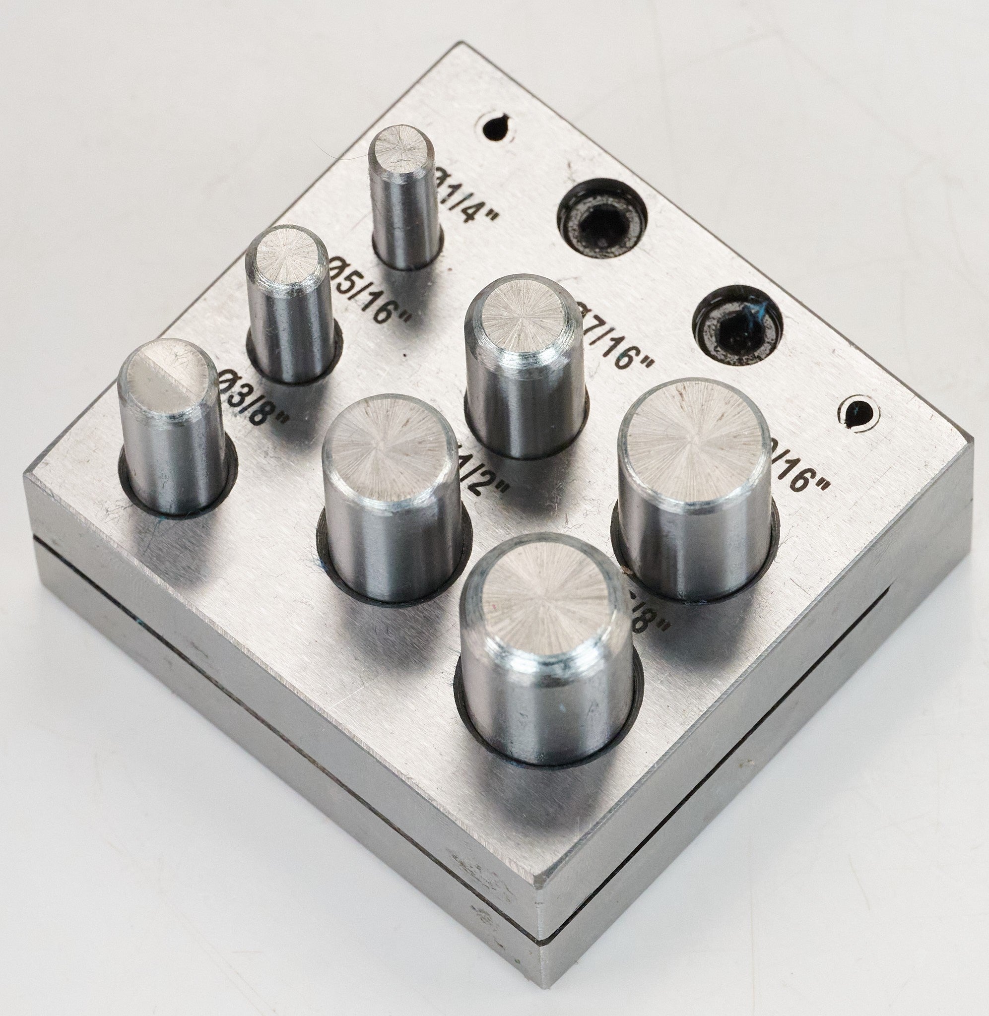 Jewellery Making Disc Cutter Round Circle Metal Cutting Tool Craft 7 Punches New