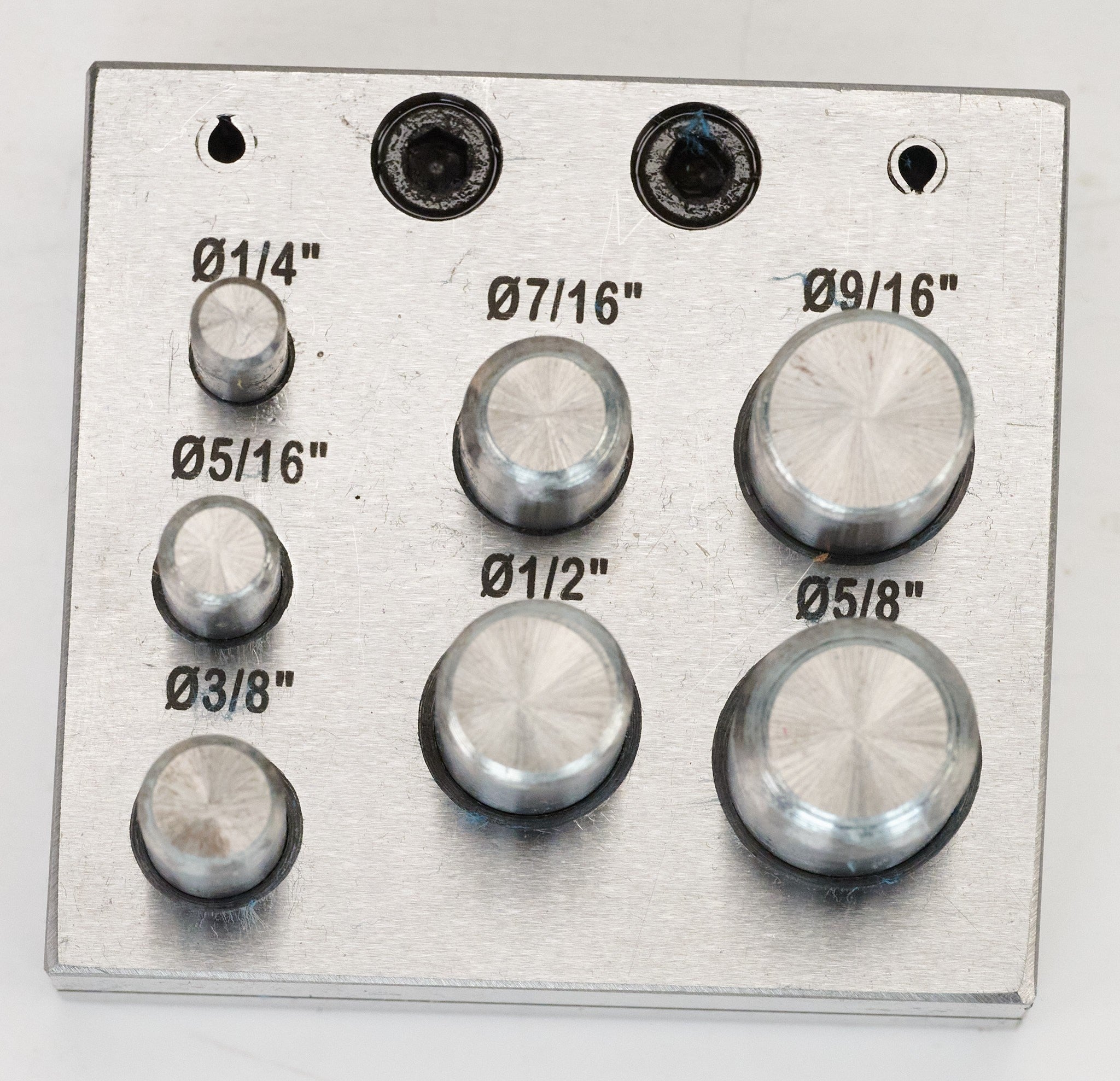 Jewellery Making Disc Cutter Round Circle Metal Cutting Tool Craft 7 Punches New