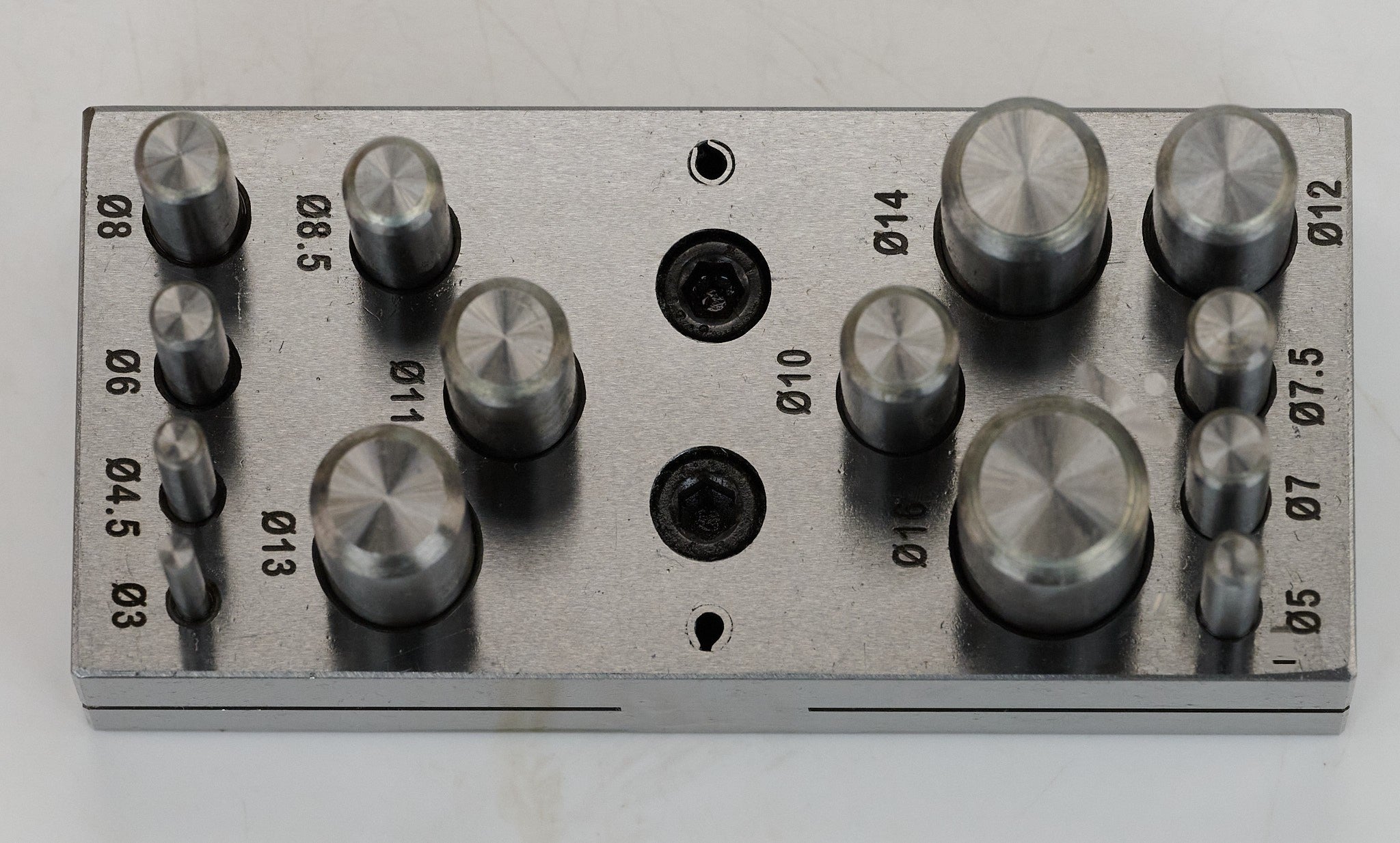 Jewellery Making Disc Cutter Round Circle Metal Cutting Tool Craft 14x Punches